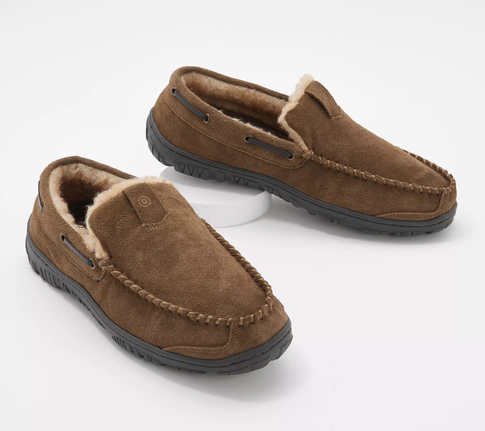 Clarks Suede Men's Moccasin Slippers