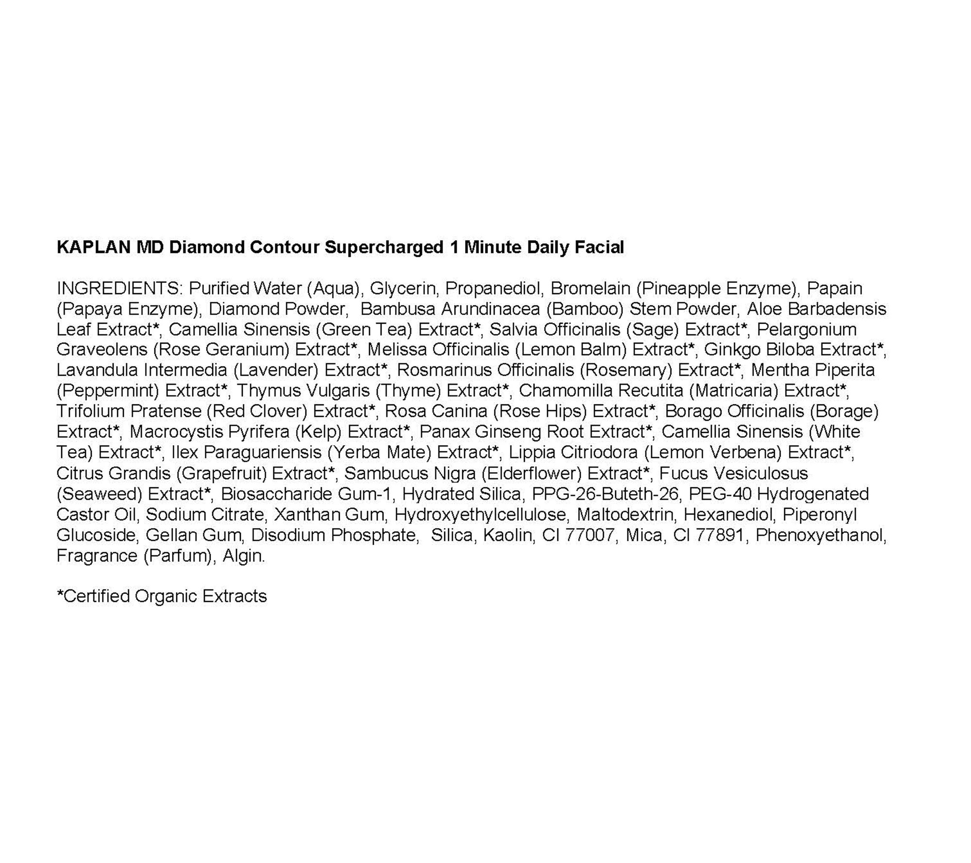 KAPLAN MD Diamond Contour 1 Minute Skin Tighten ing Retinol