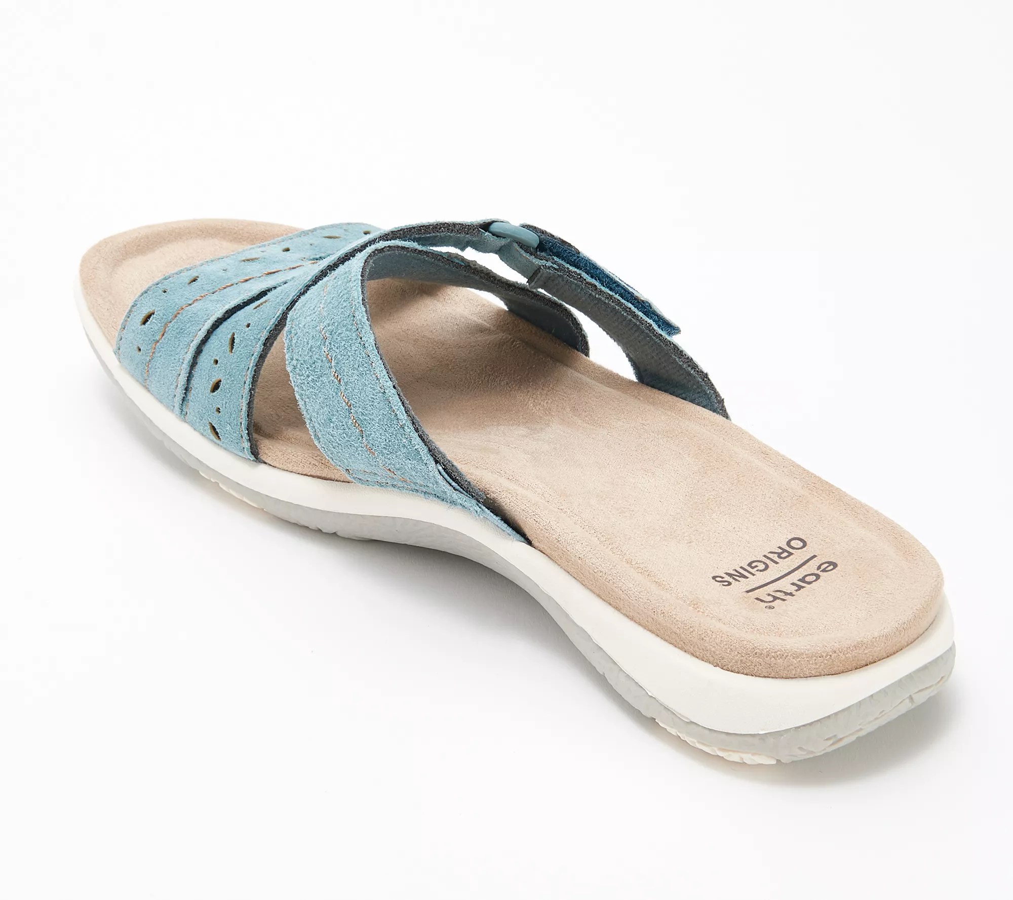 Earth Origins Suede Slide Sandals Savoy Shantel
