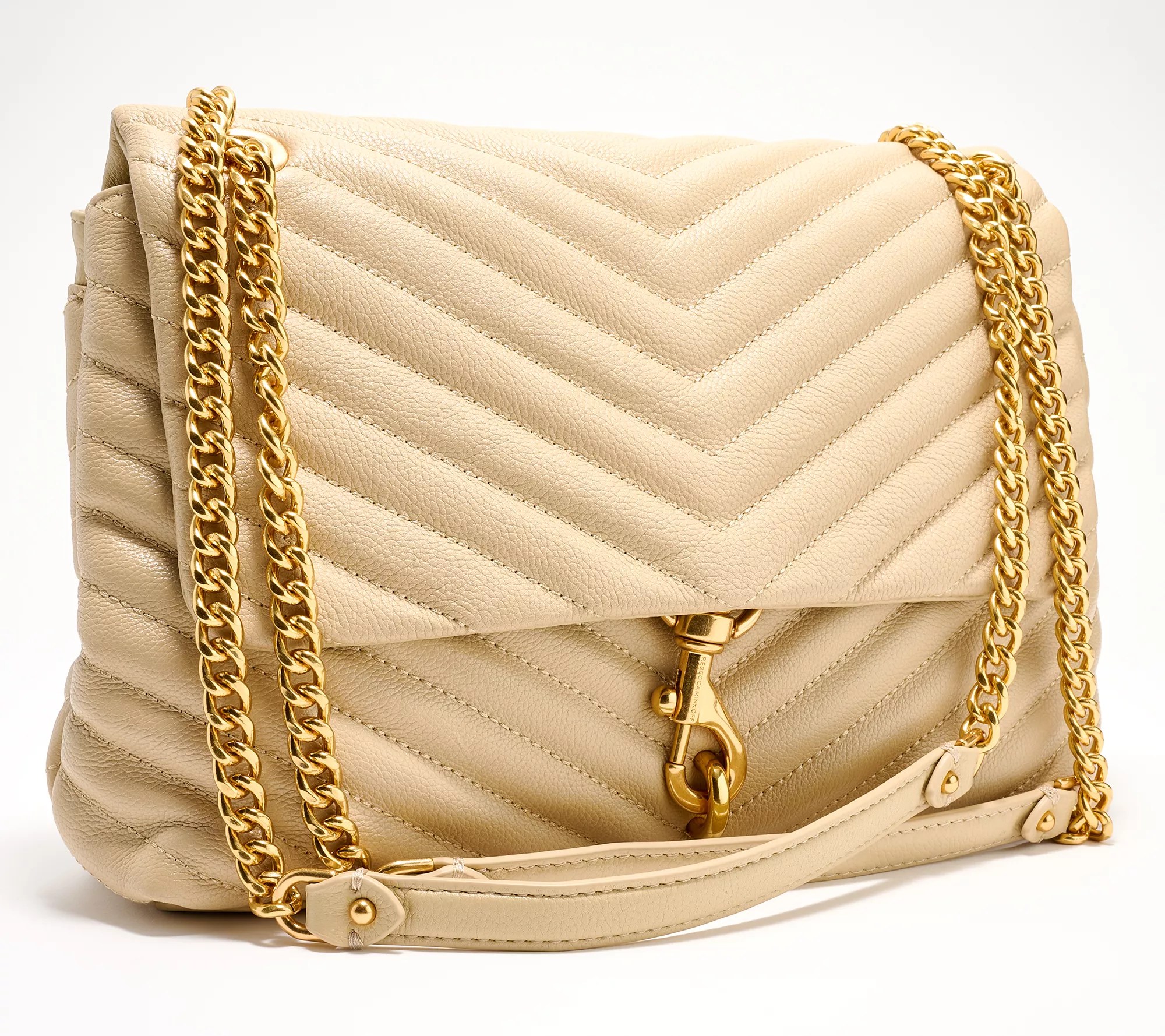 "As Is" Rebecca Minkoff Edie Flap Leather Shoulder Bag