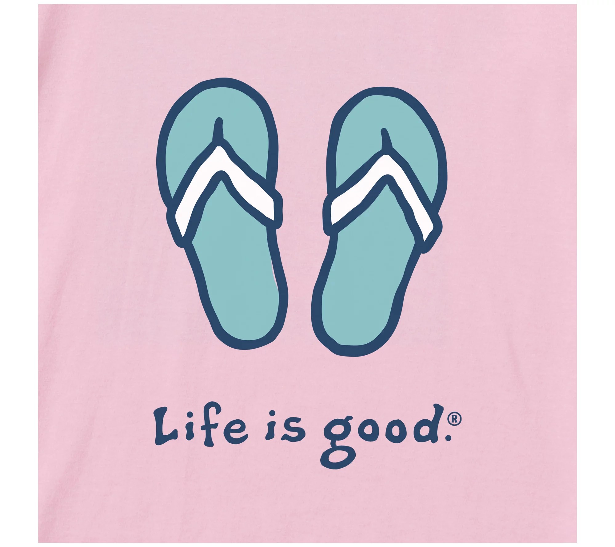 Life is Good Women's Flip Flops Crusher Tee