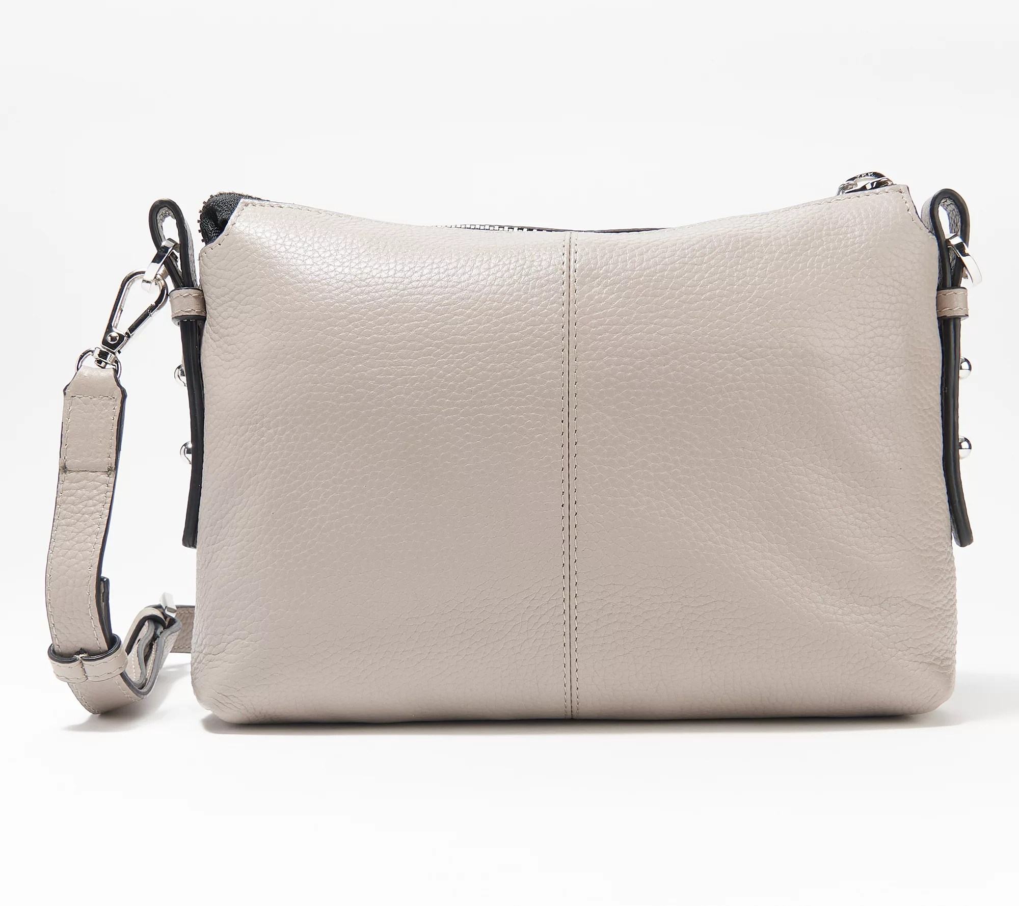 LODIS Pebble Leather Travelers Crossbody Milano