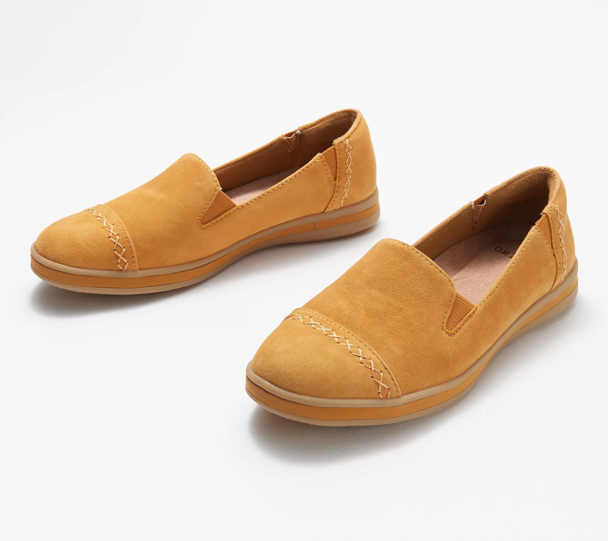 "As Is" Earth Origins Suede SlipOns Britt