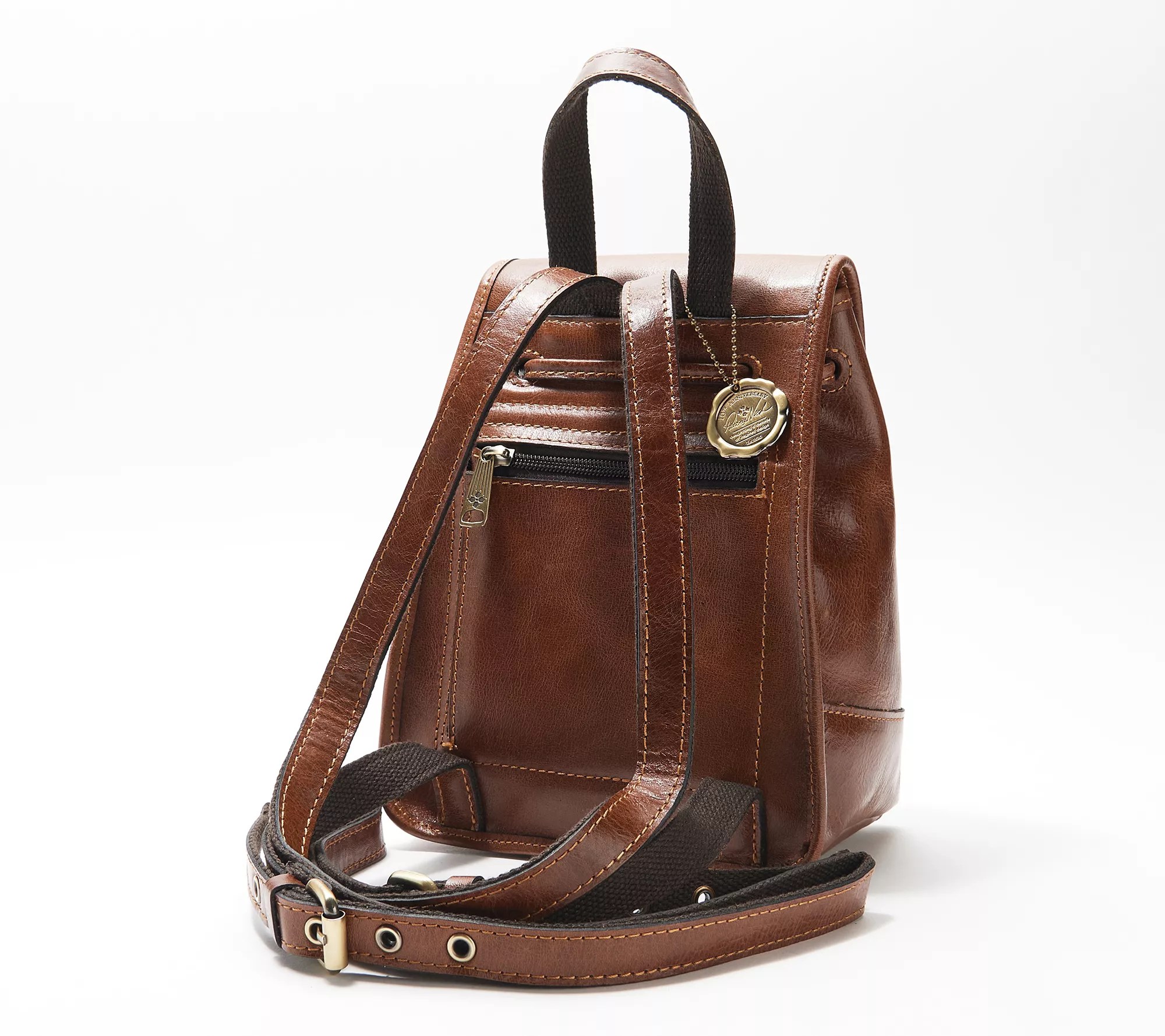 Patricia Nash Leather Small Saracena Backpack