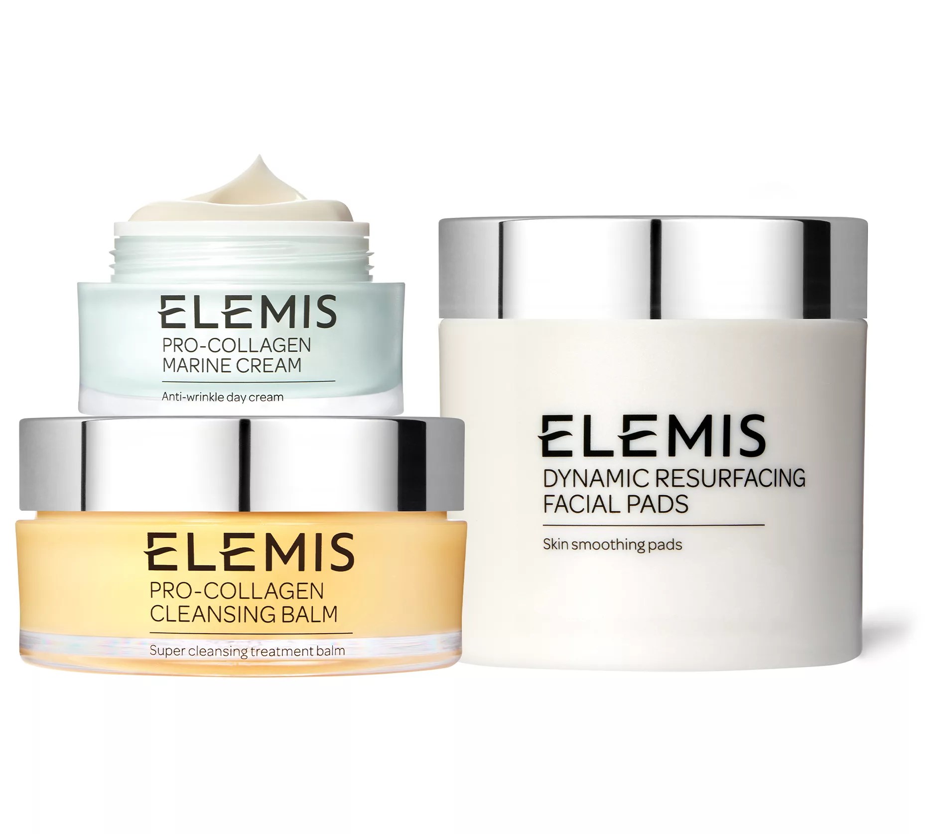 ELEMIS AntiAging Set Marine Cream, Facial Pads & Cleansing Balm