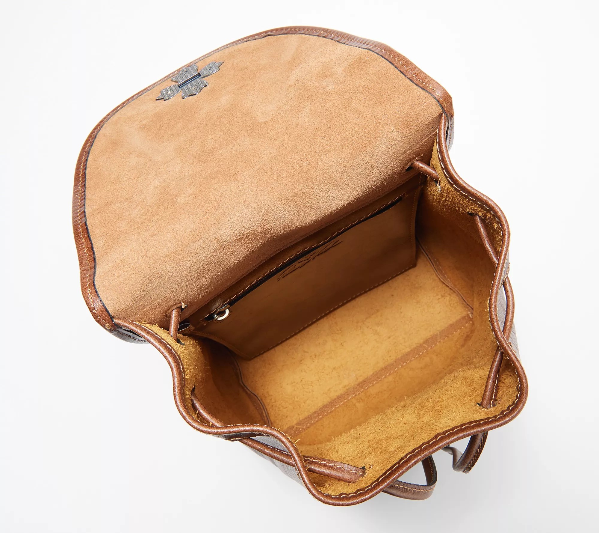 "As Is" Patricia Nash Leather Large Seluci Backpack