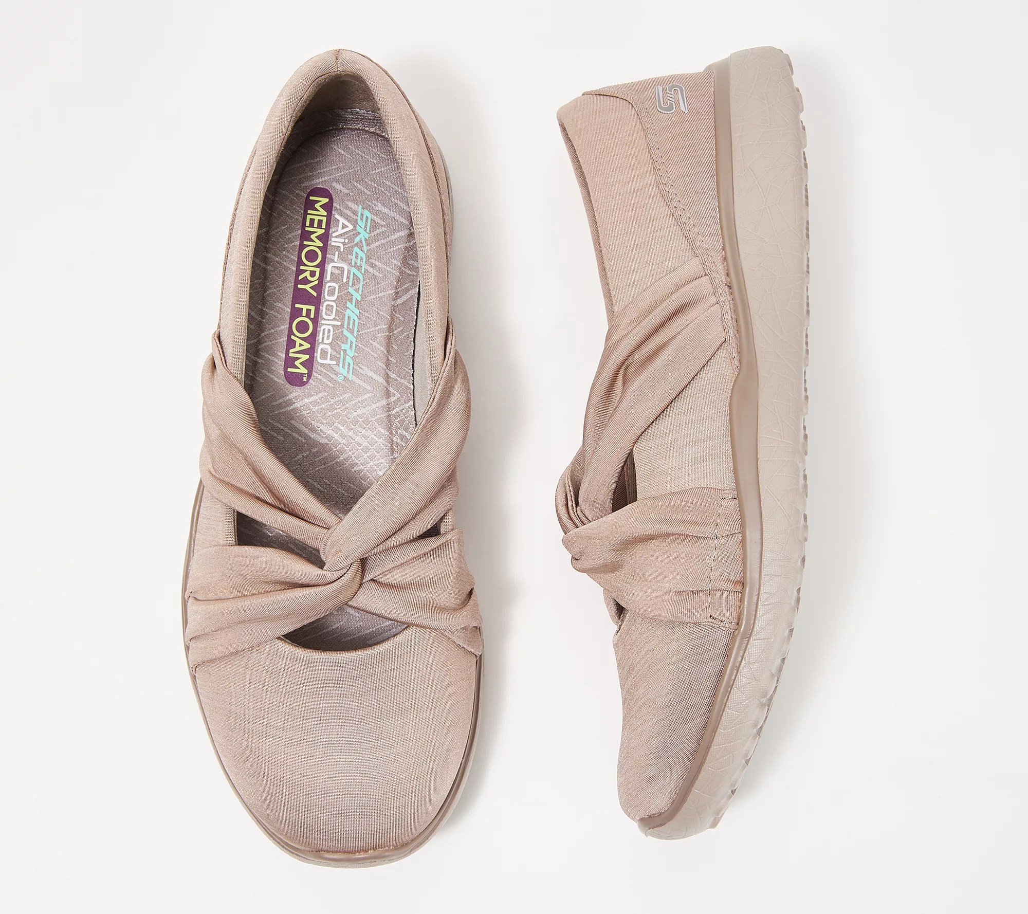 "As Is" Skechers Heathered Jersey Mary Janes