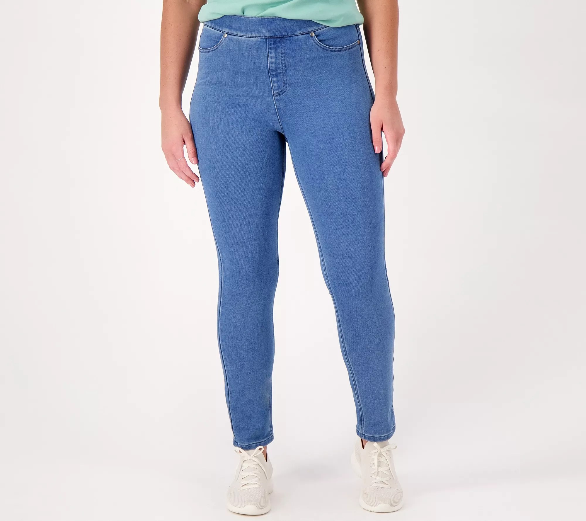 Isaac Mizrahi Live! Divine Denim Regular PullOn SlimLeg Jeans