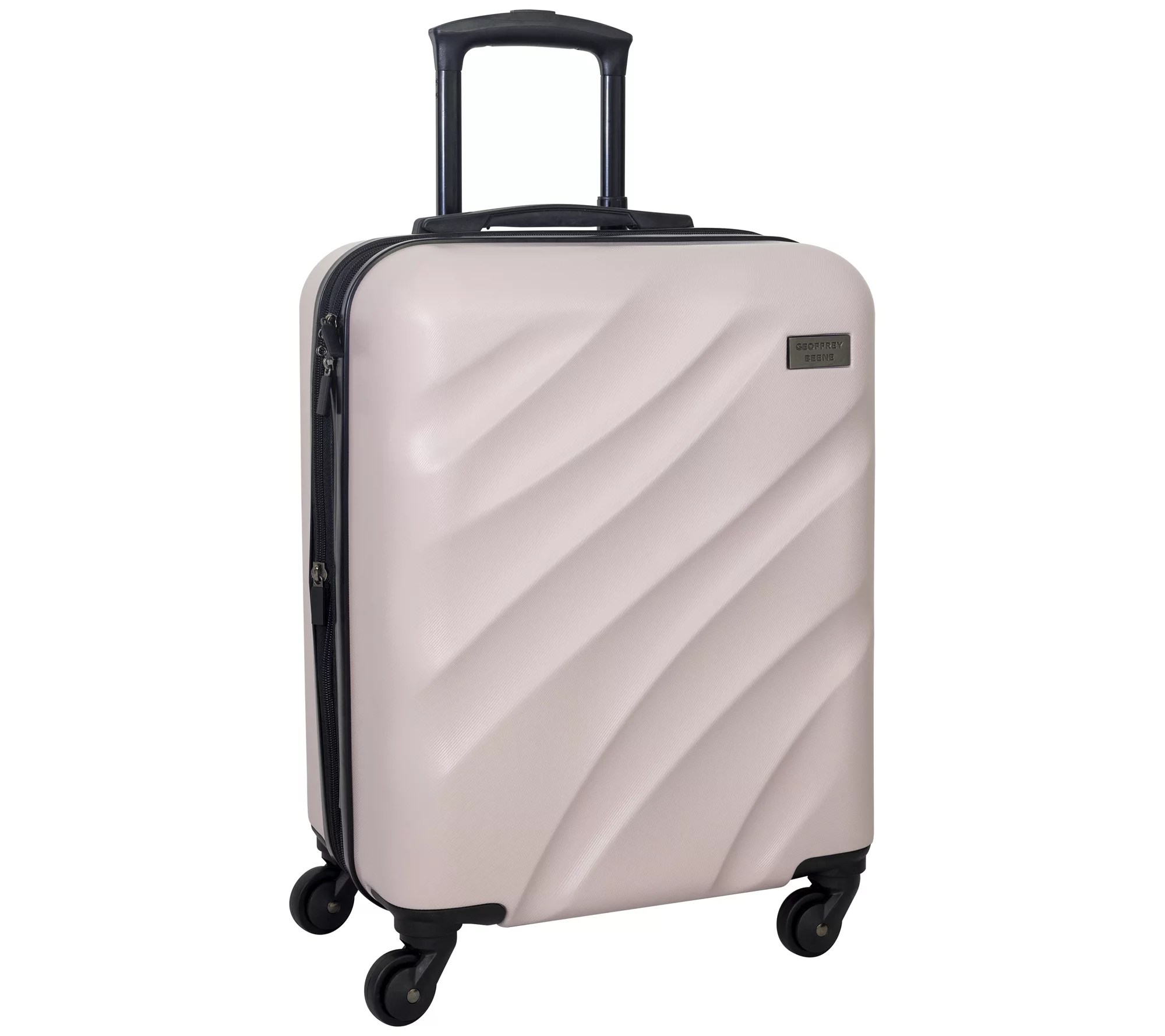 Geoffrey Beene Puffer Hardside 2 Pc Luggage Set, Blush