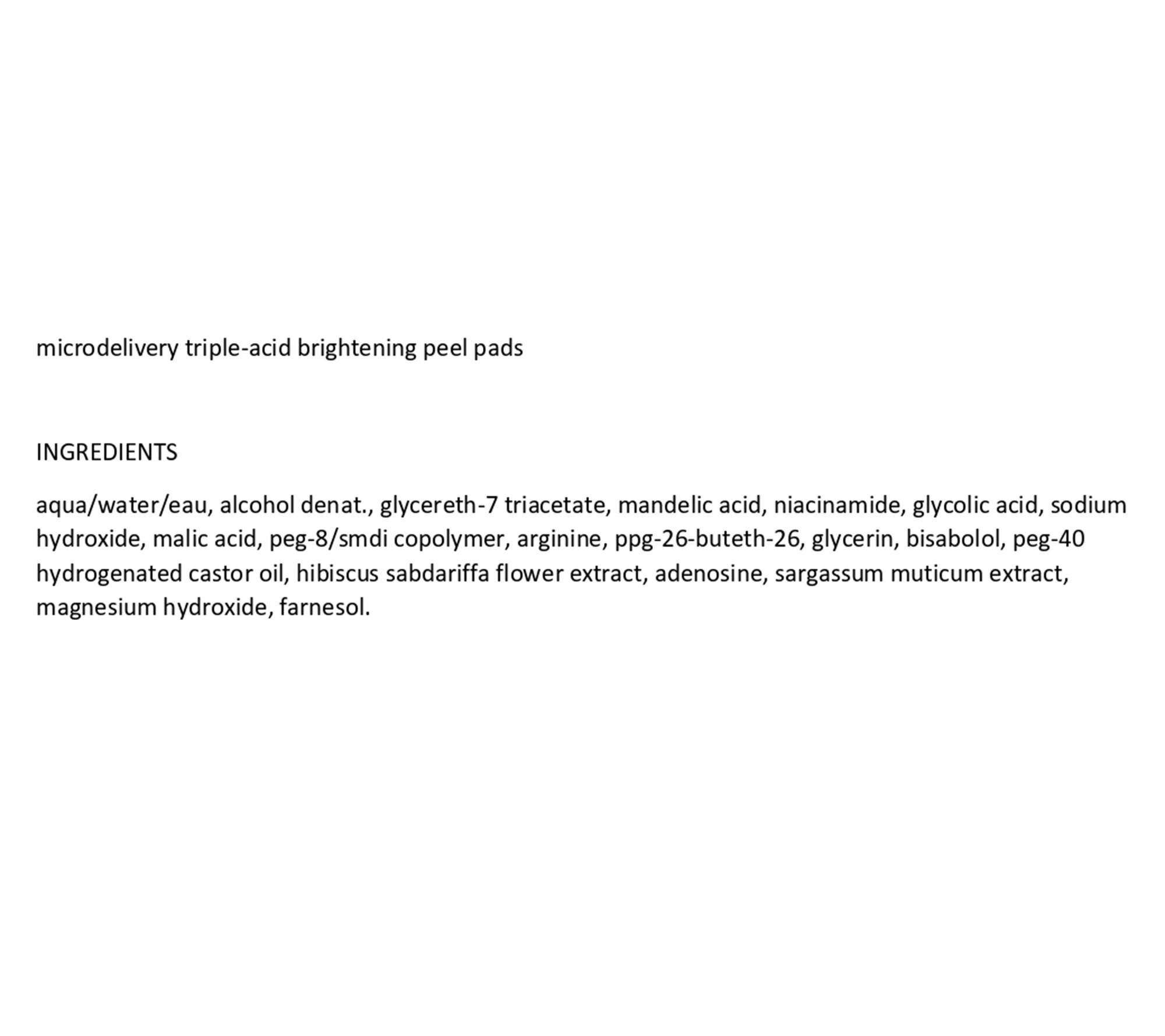 philosophy 12ct microdelivery brightening peel pads