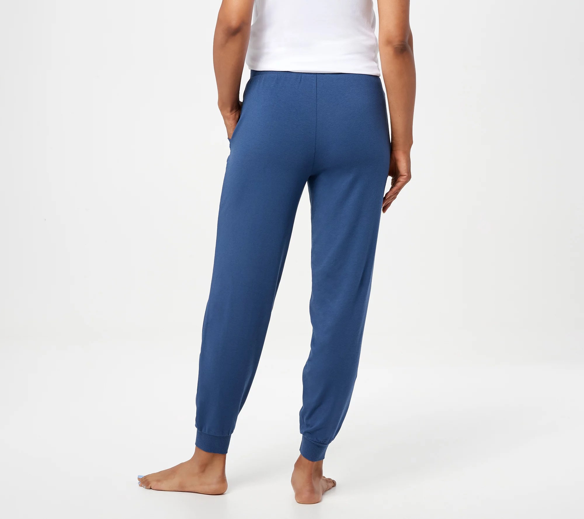 AnyBody Tall Cozy Knit Ribbed Jogger Pants
