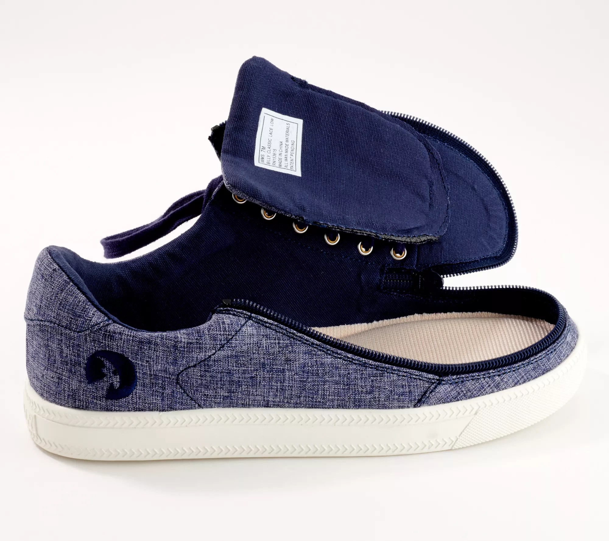 BILLY Footwear Classic Low LaceUp ZipOn Shoe