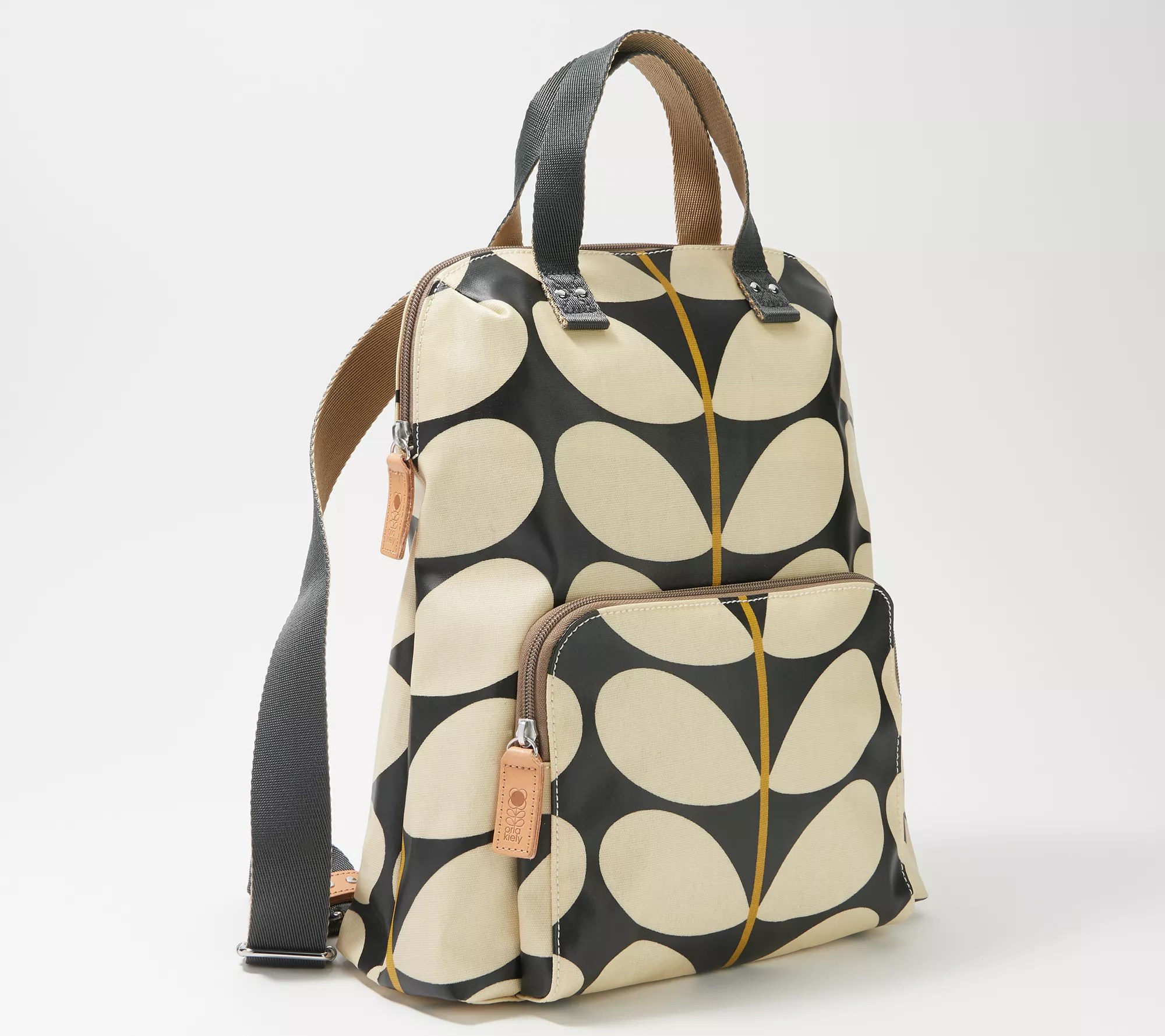 "As Is" Orla Kiely Coated Canvas Backpack Bestie