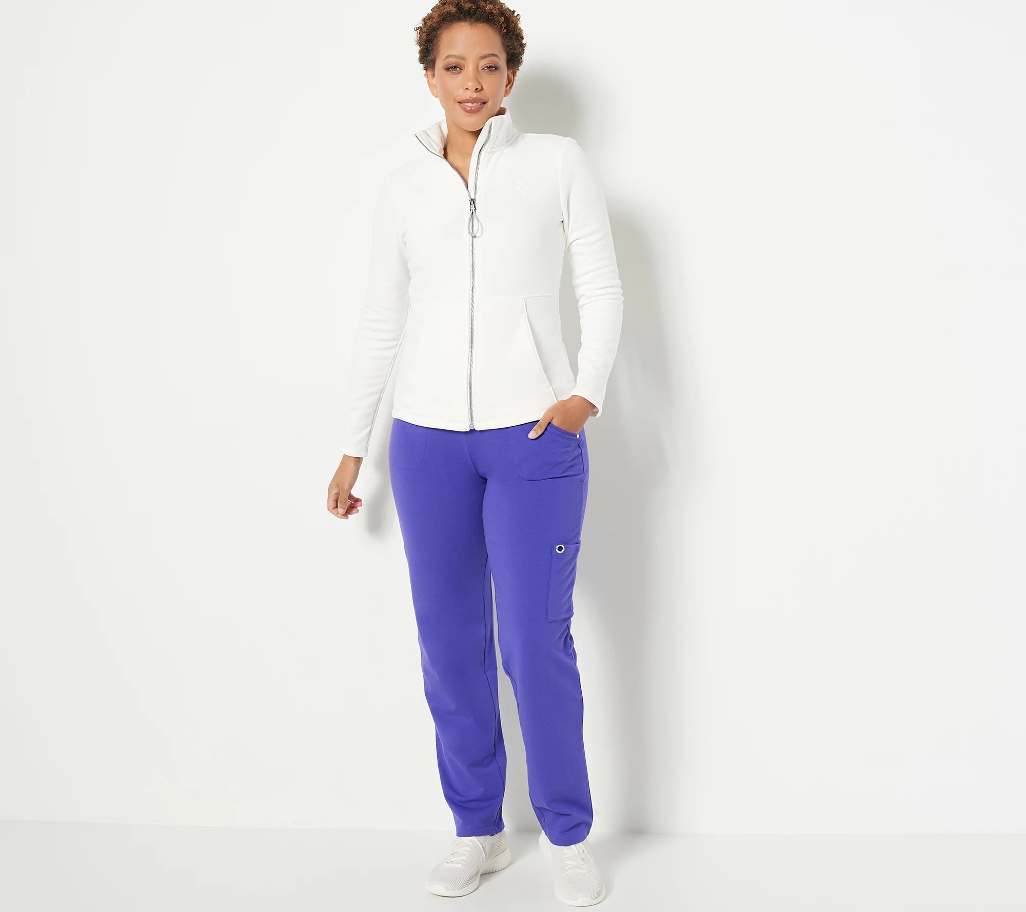 Sport Savvy Regular French Terry Straight Leg Pant