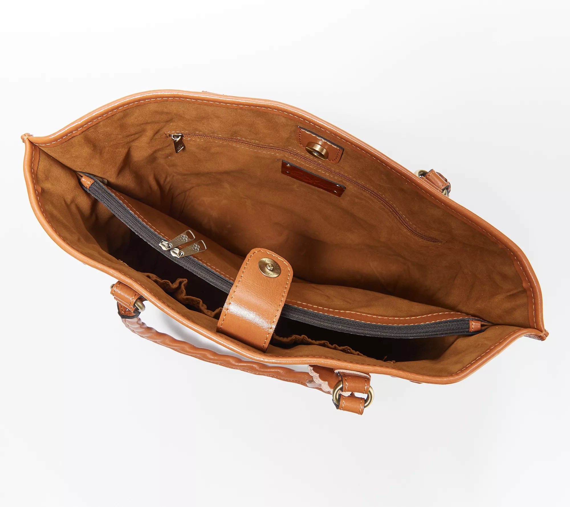 Patricia Nash Leather Cutout Adeline Tote