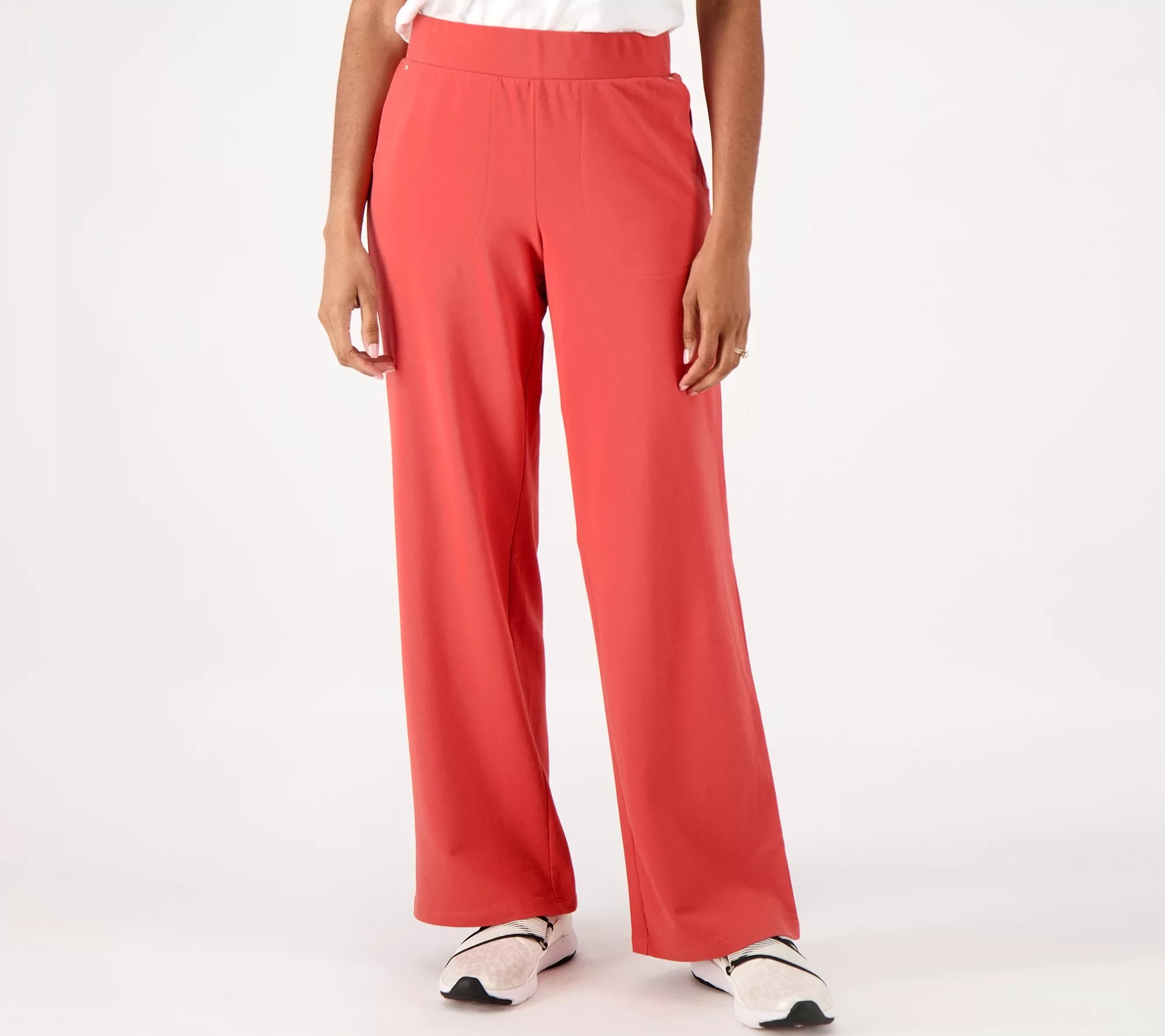 Sport Savvy French Terry Wide Leg Pant