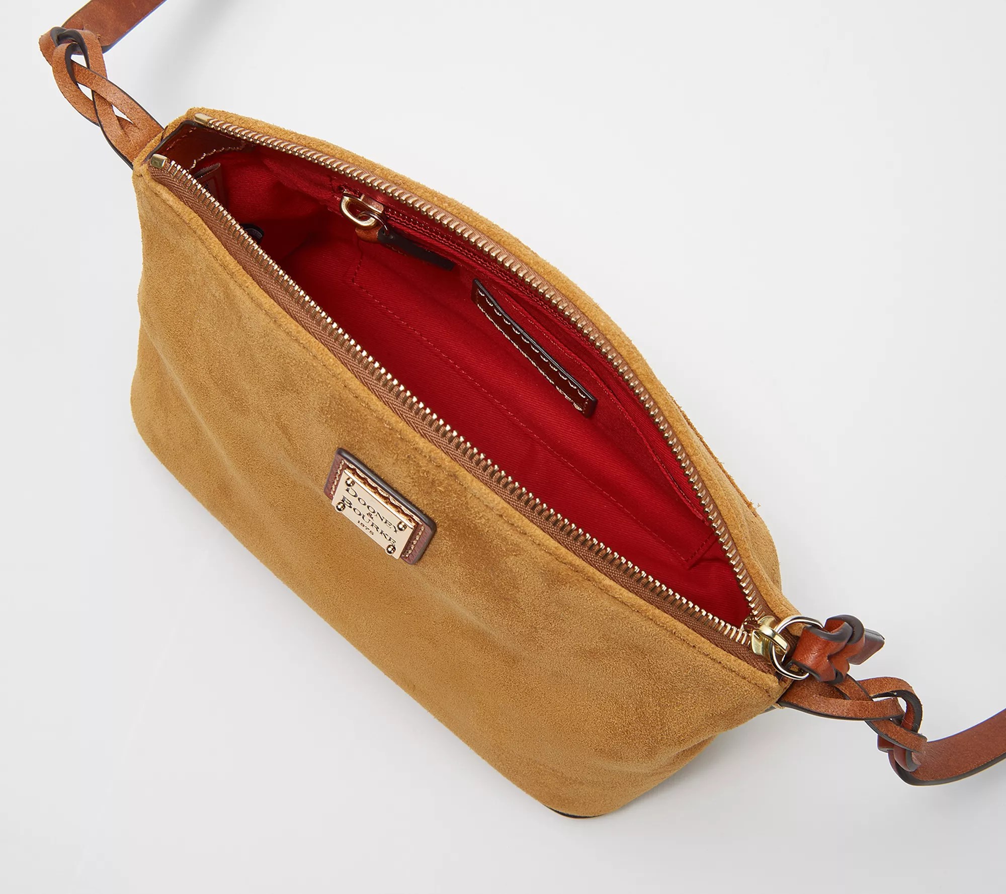 Dooney & Bourke Suede Penny Crossbody