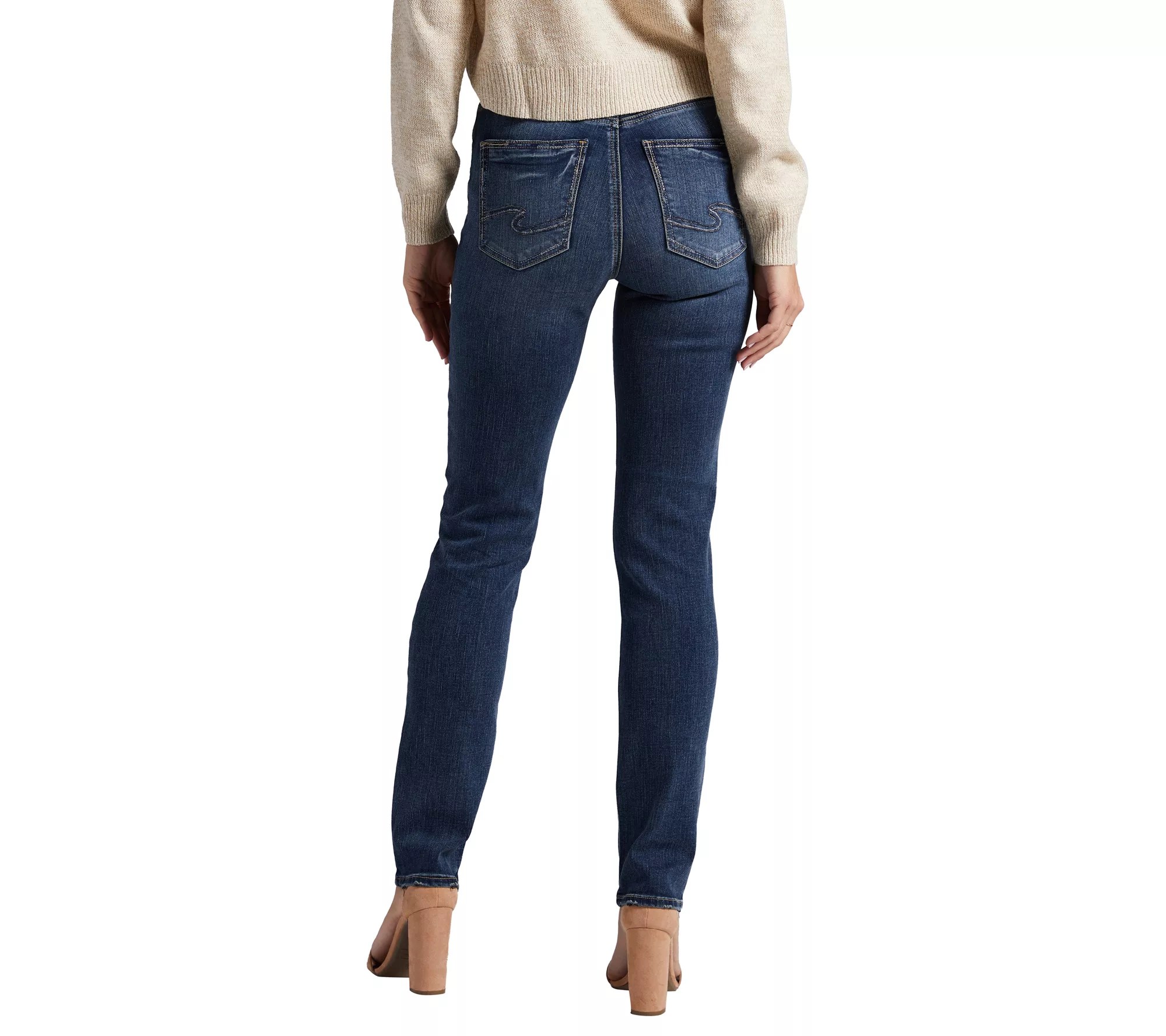 Silver Jeans Co. Avery High Rise Straight Leg JeansEDB334