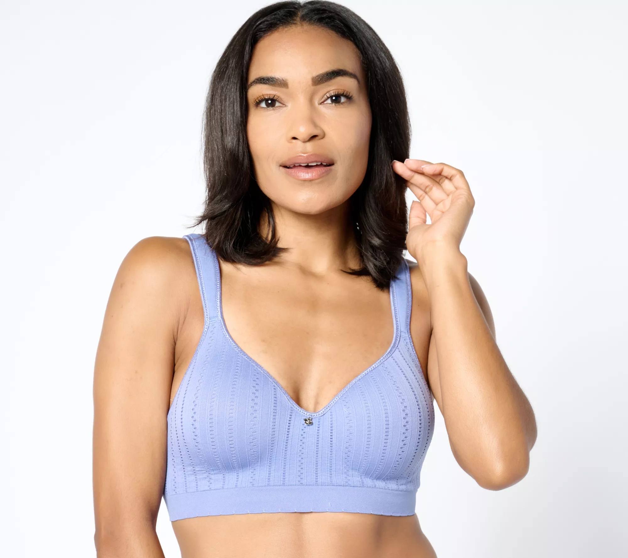 Breezies Seamfree Pointelle Underwire TShirt Bra