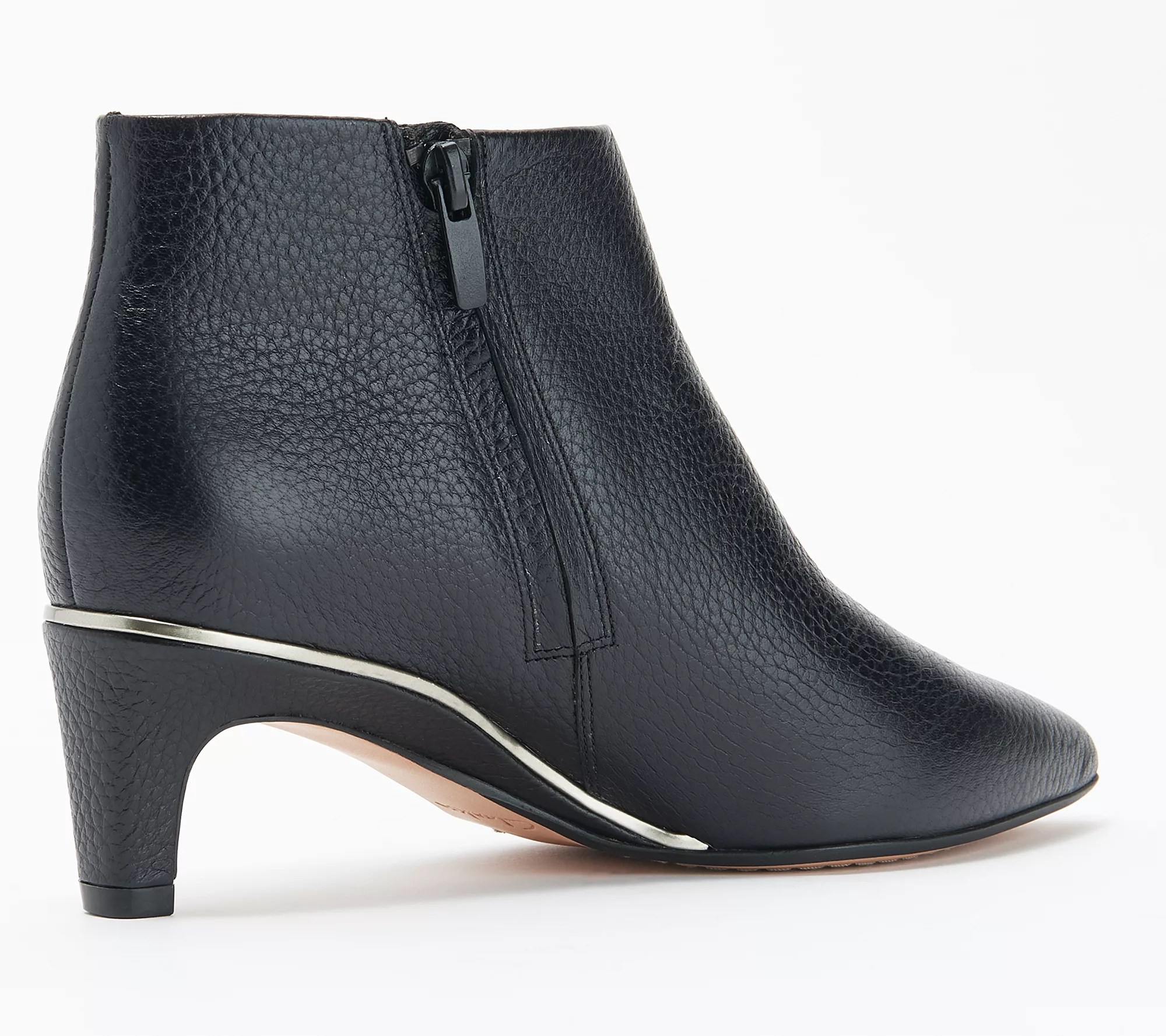 Clarks Leather Heeled Dress Booties Ellis Eden