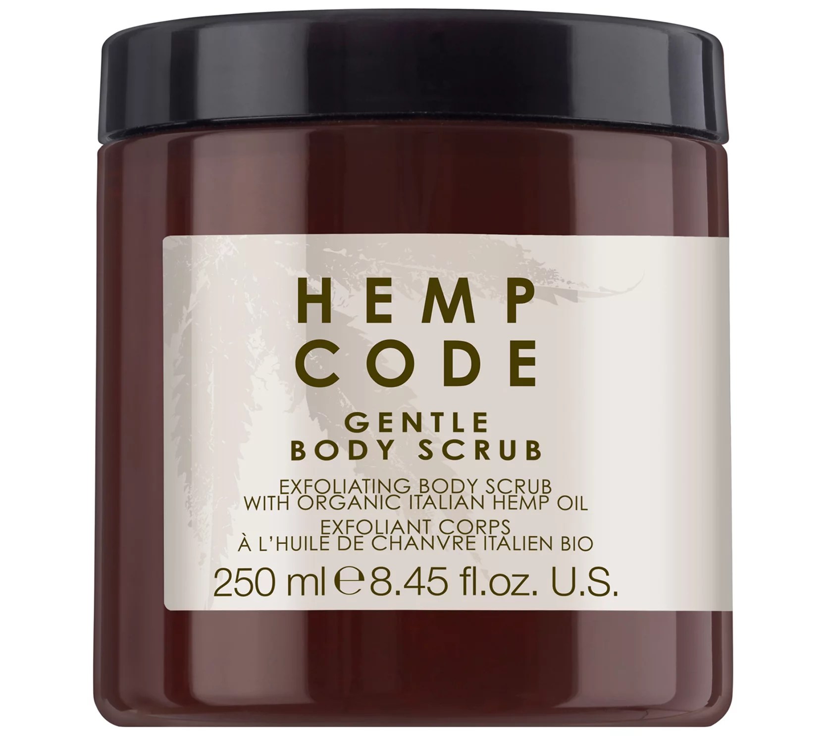 Hemp Code Exfoliating Body Scrub with Italian Hemp Oil