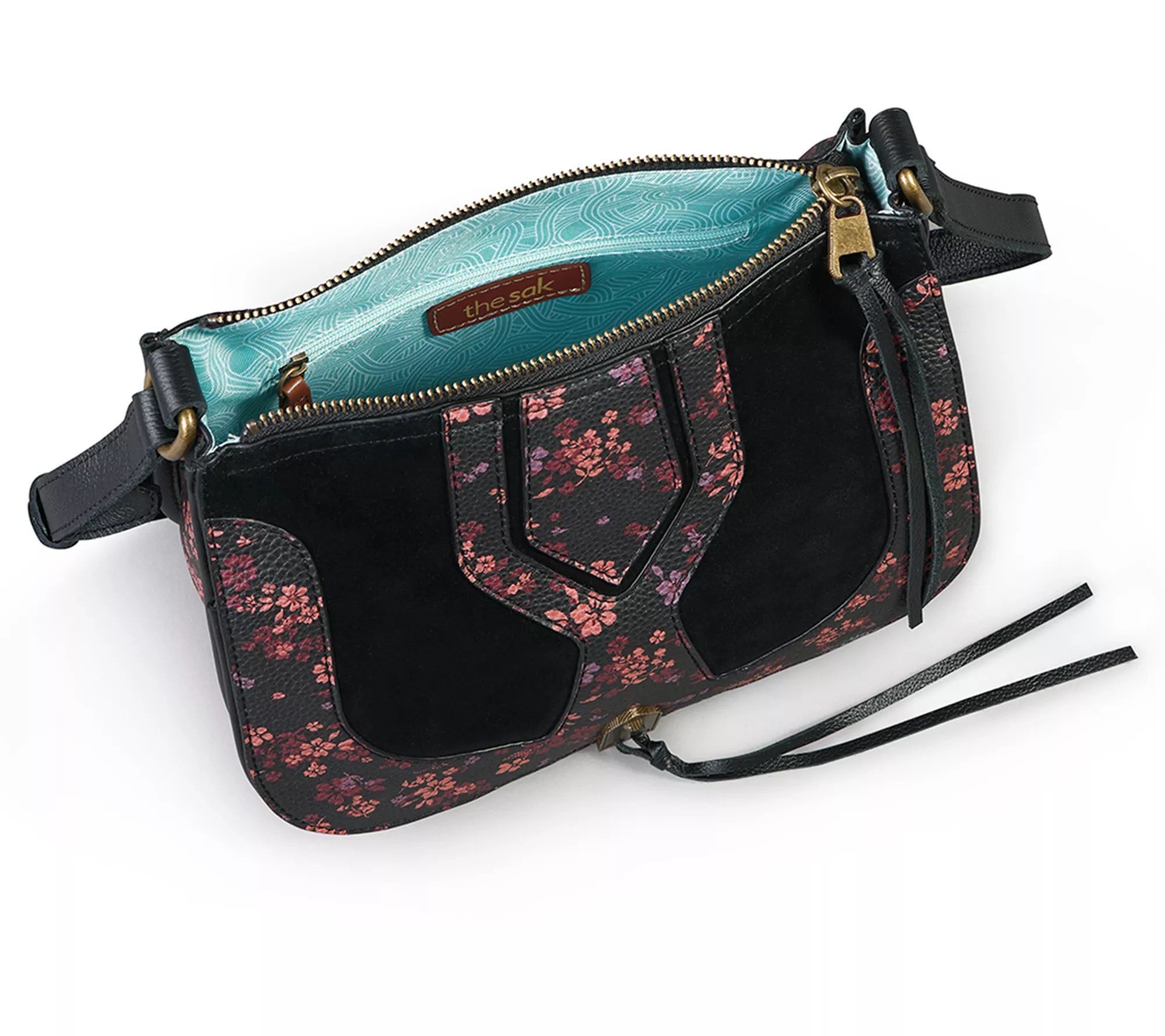 The Sak Playa Leather Saddle Bag