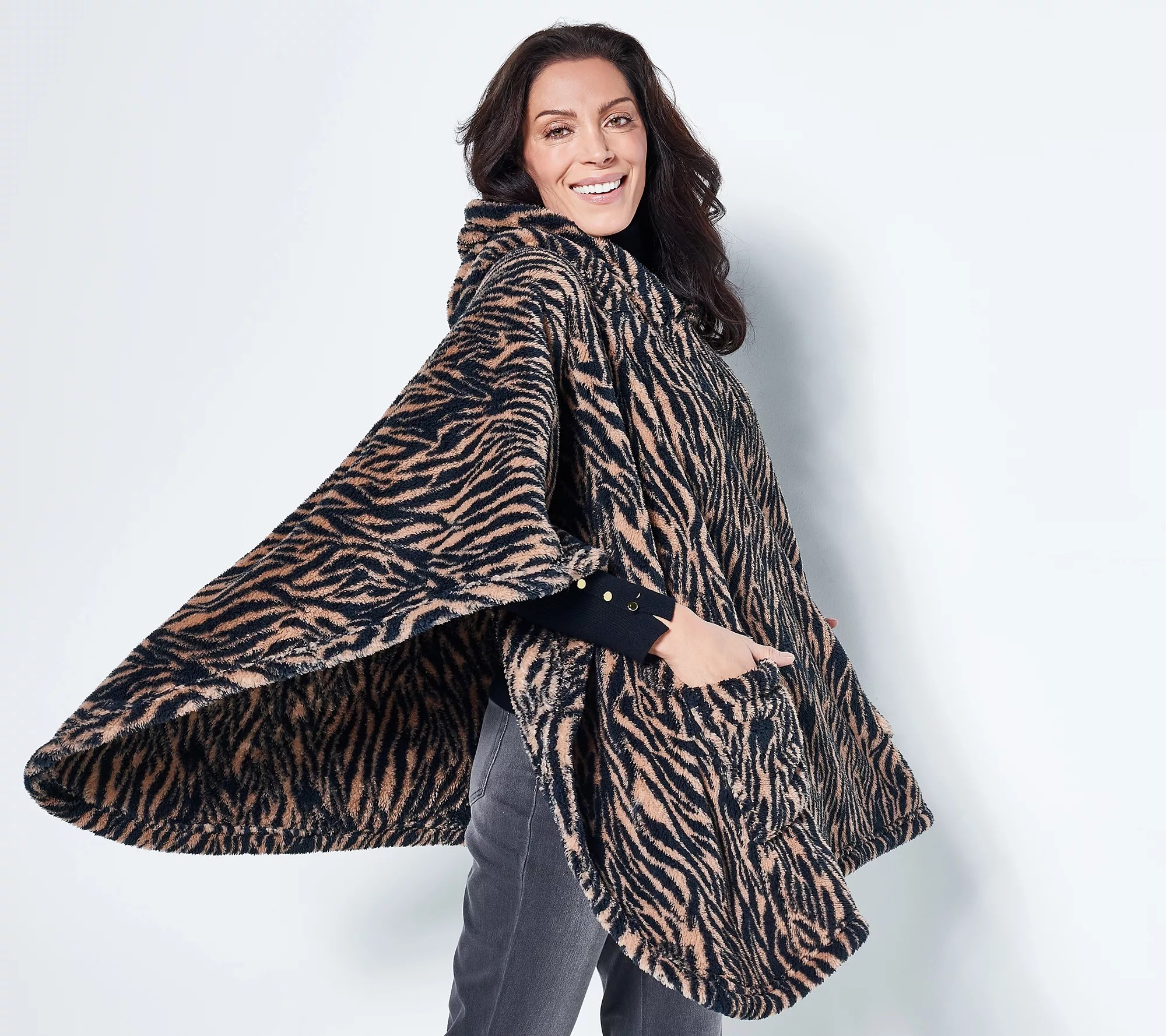 G.I.L.I. Oversized Sherpa Poncho