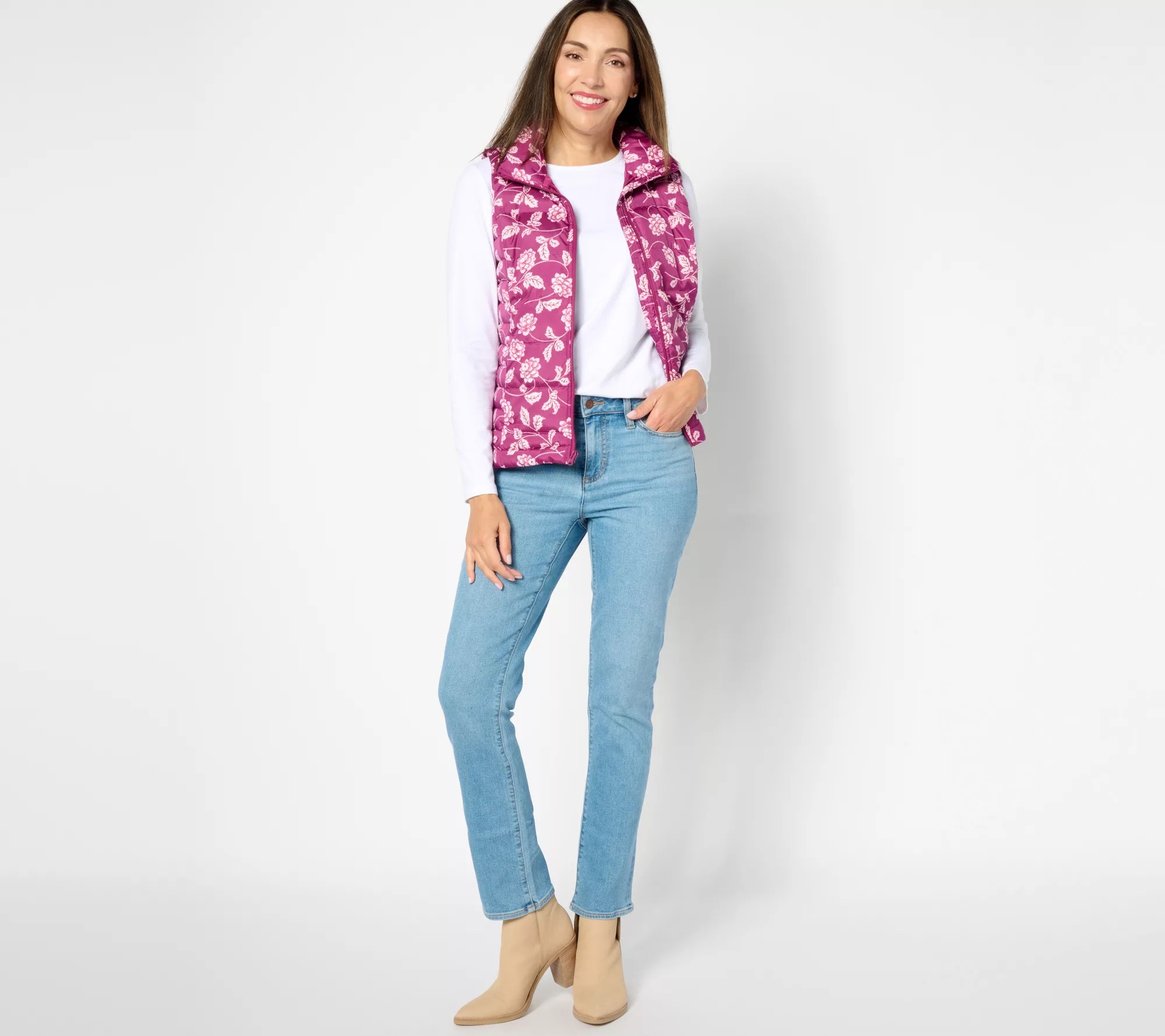 Lands' End Recover Denim Straight Leg Jeans