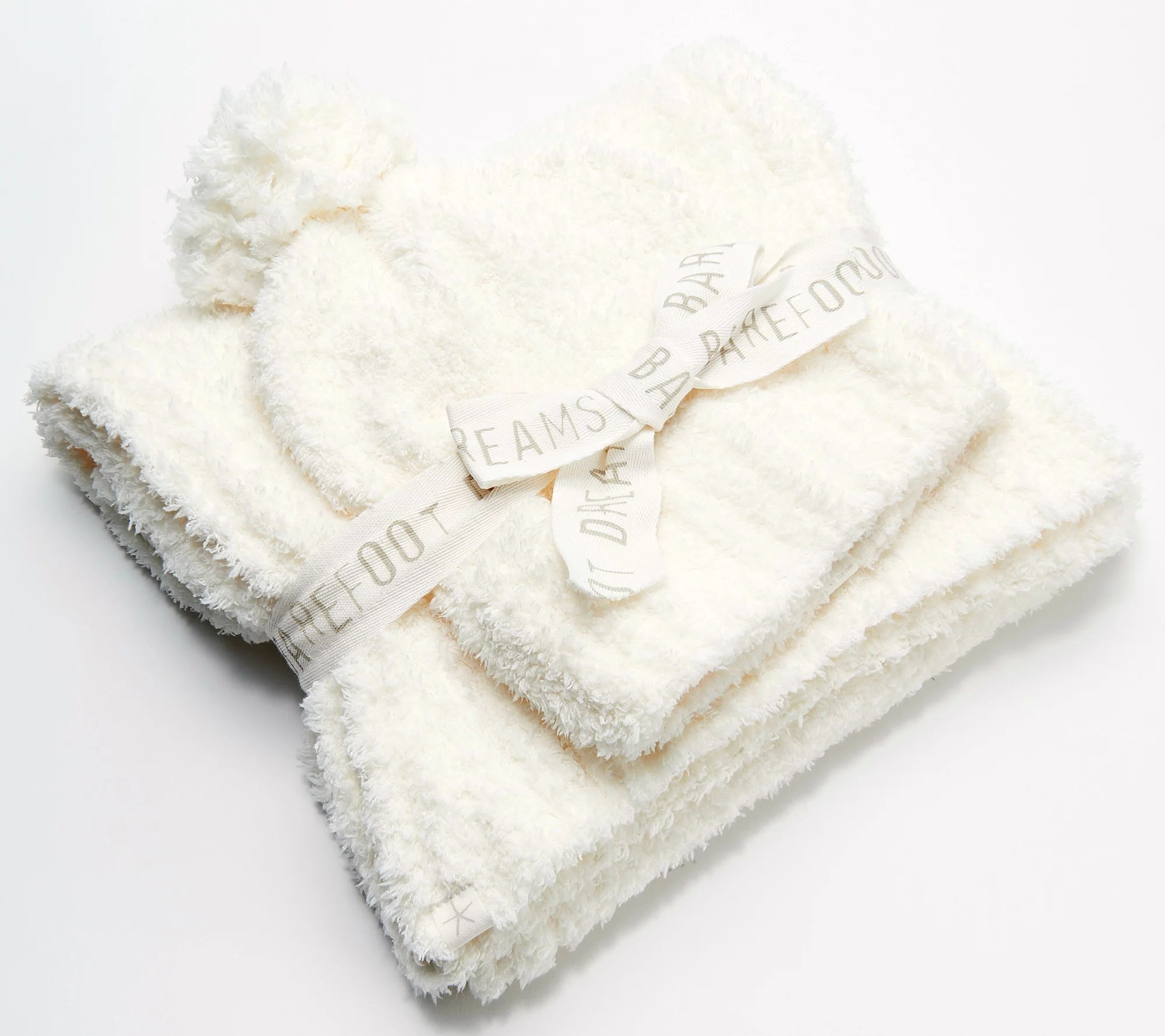 Barefoot Dreams CozyChic PomPom Beanie and Scarf Set