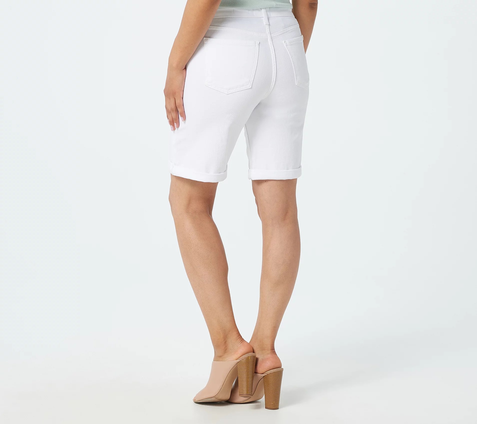 "As Is" Jen7 by 7 for All Mankind Bermuda Shorts White