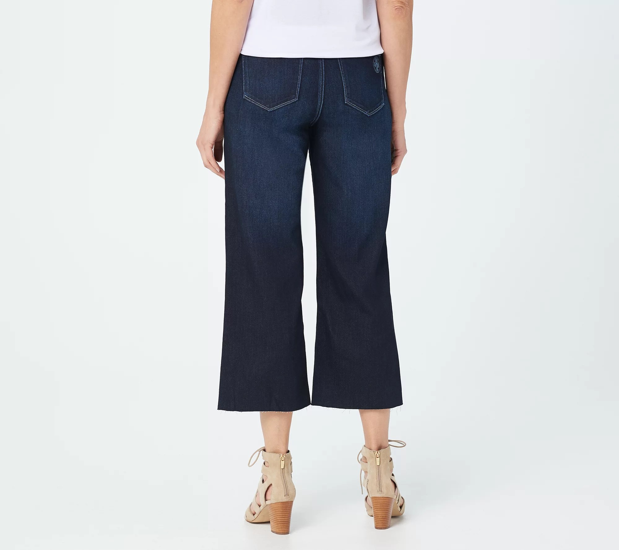 Laurie Felt Daisy Denim Wide Leg Crop Jeans