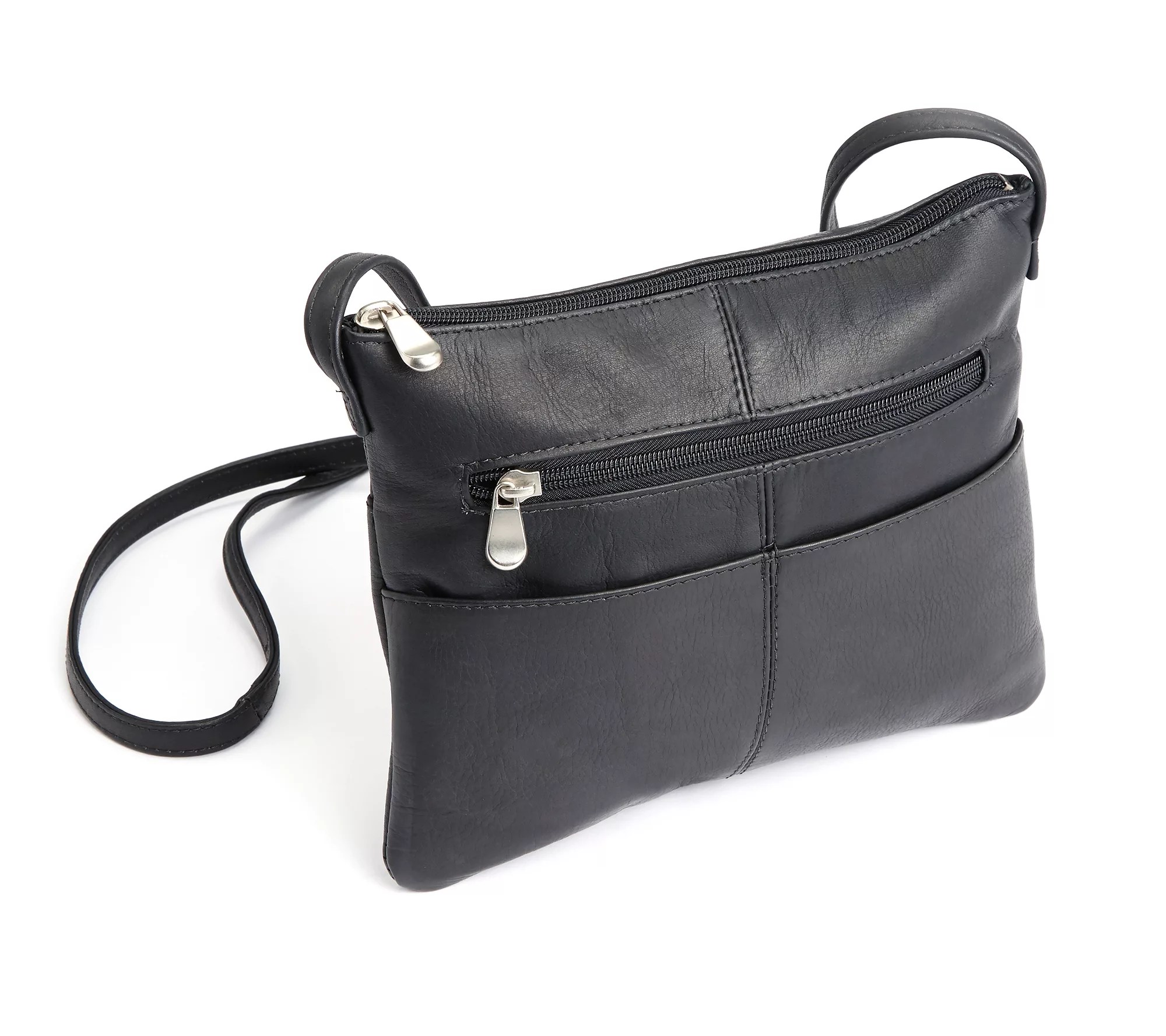 Royce New York Leather Crossbody Bag