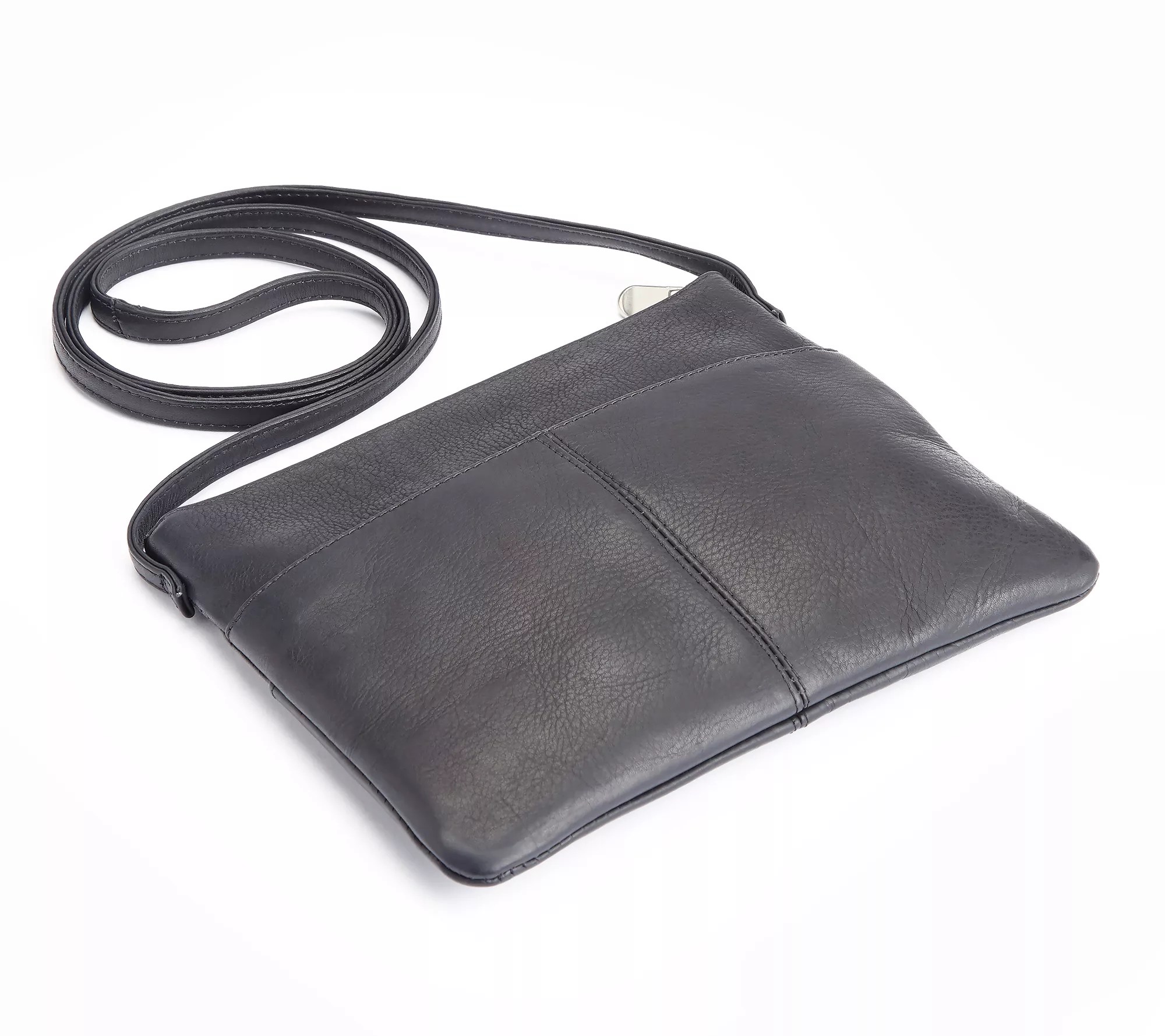 Royce New York Leather Crossbody Bag