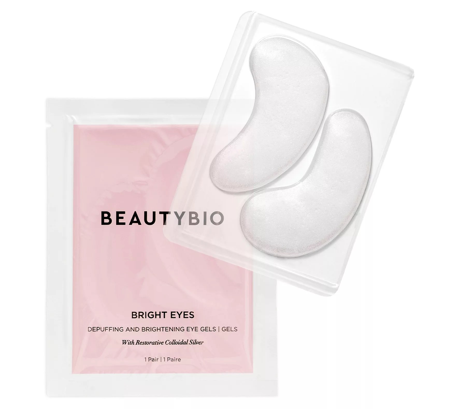 BeautyBio Lights Out Mask On Bright Eye Gels & Sleep Mask Set