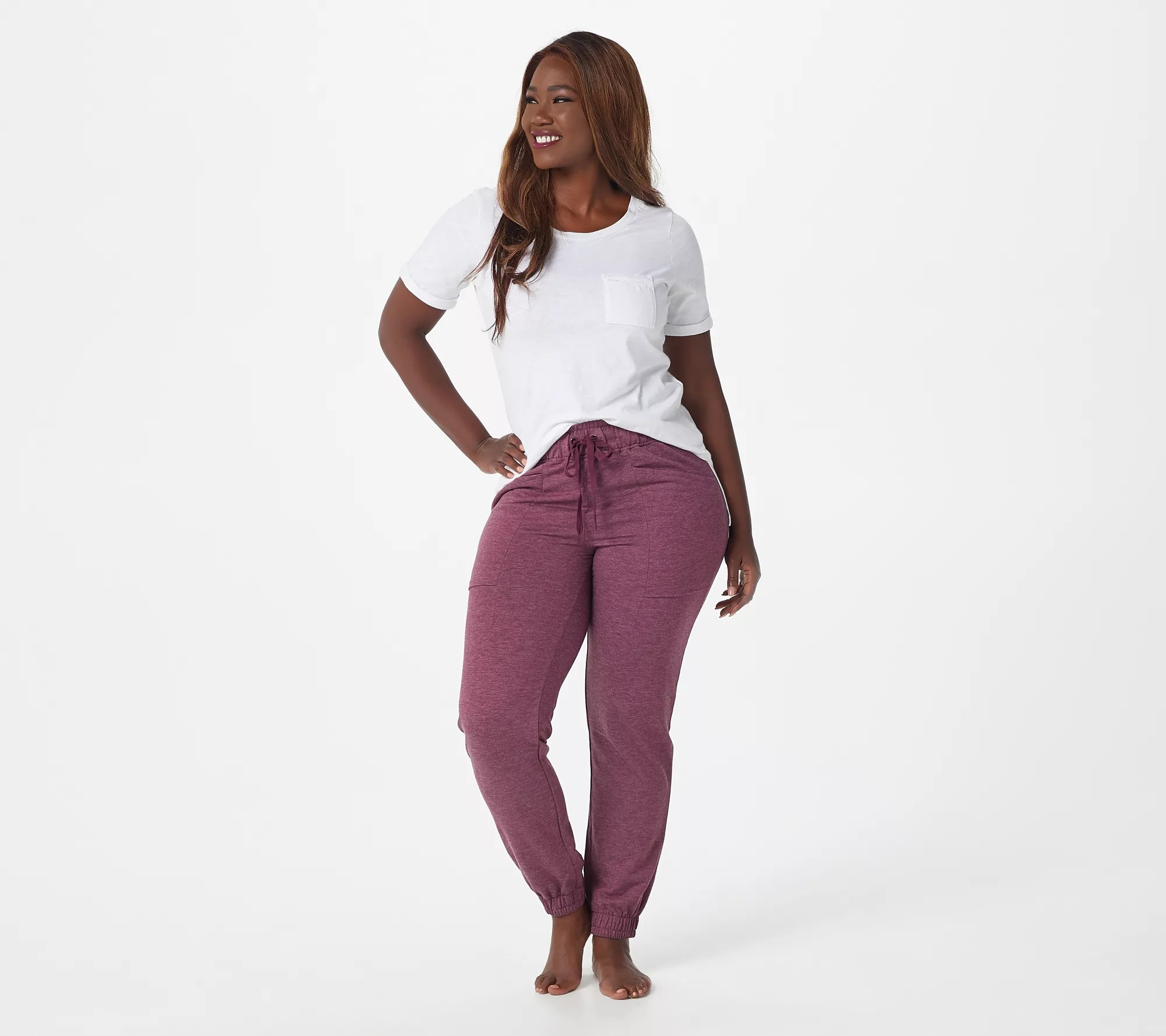 Cuddl Duds Comfortwear Petite Length Jogger Pants