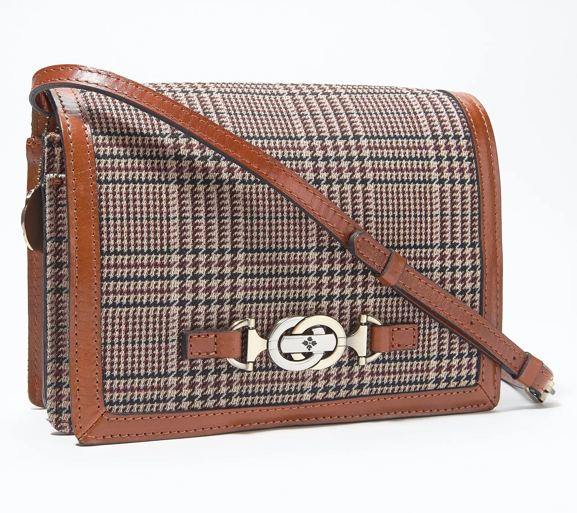 Patricia Nash Leather and Tweed Laurentina Crossbody