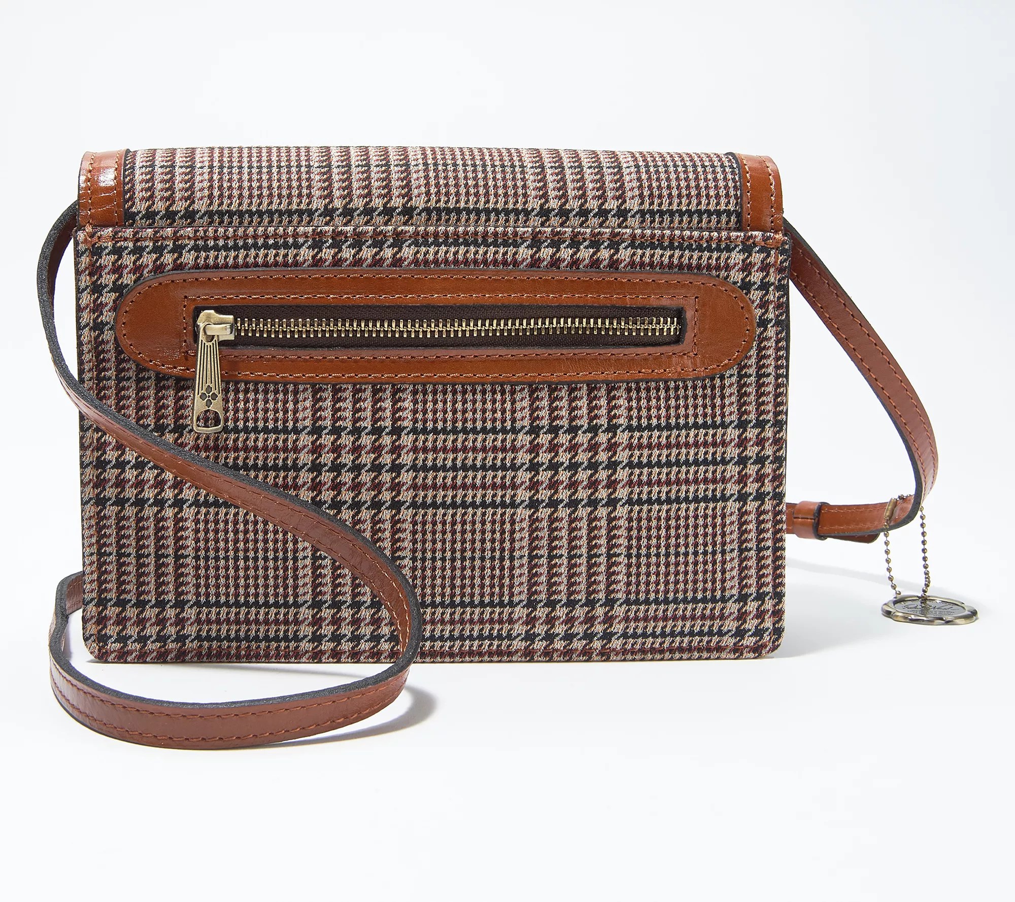 Patricia Nash Leather and Tweed Laurentina Crossbody