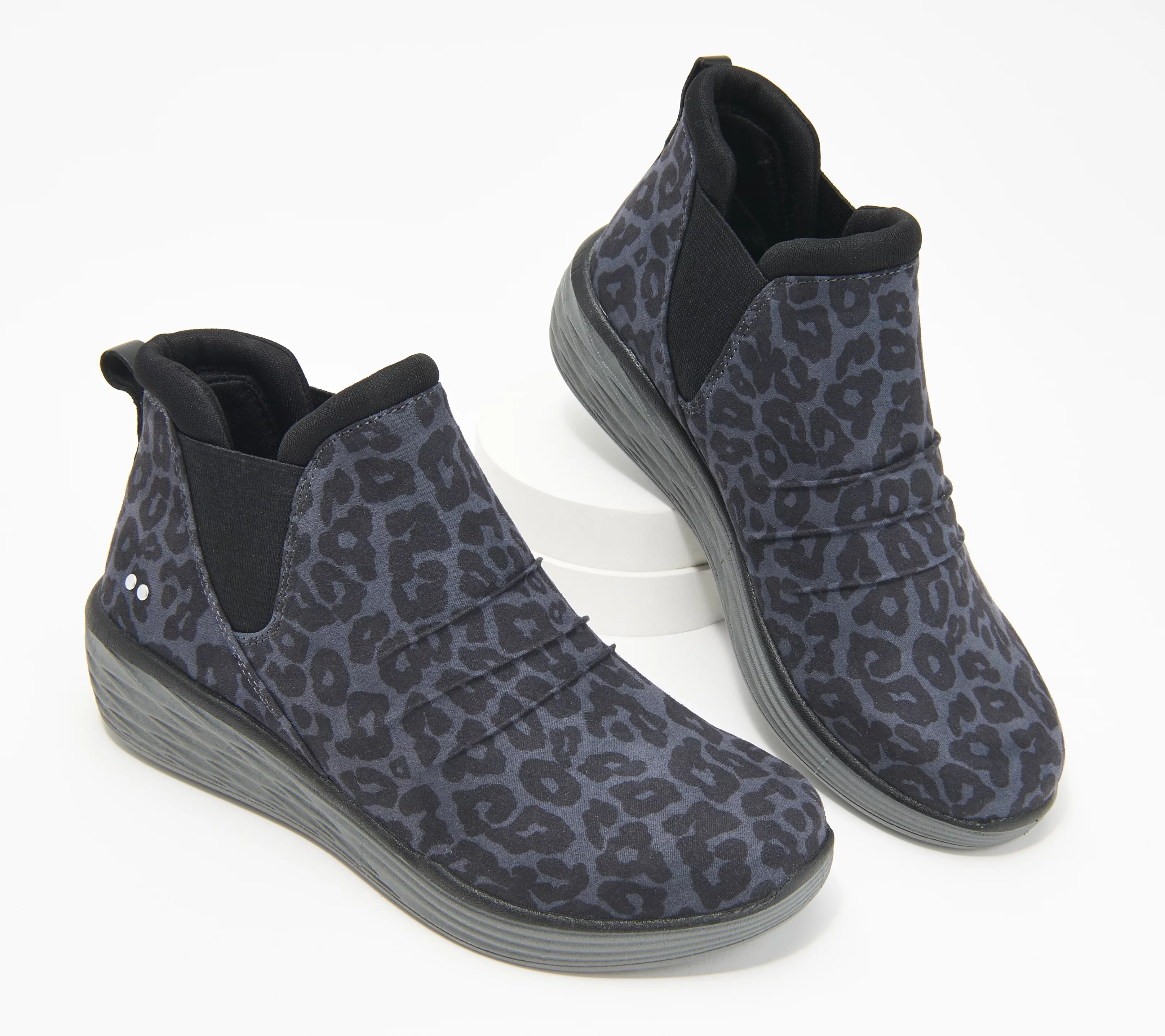 Ryka Water Repellent Wedge Ankle Boots Niah Animal