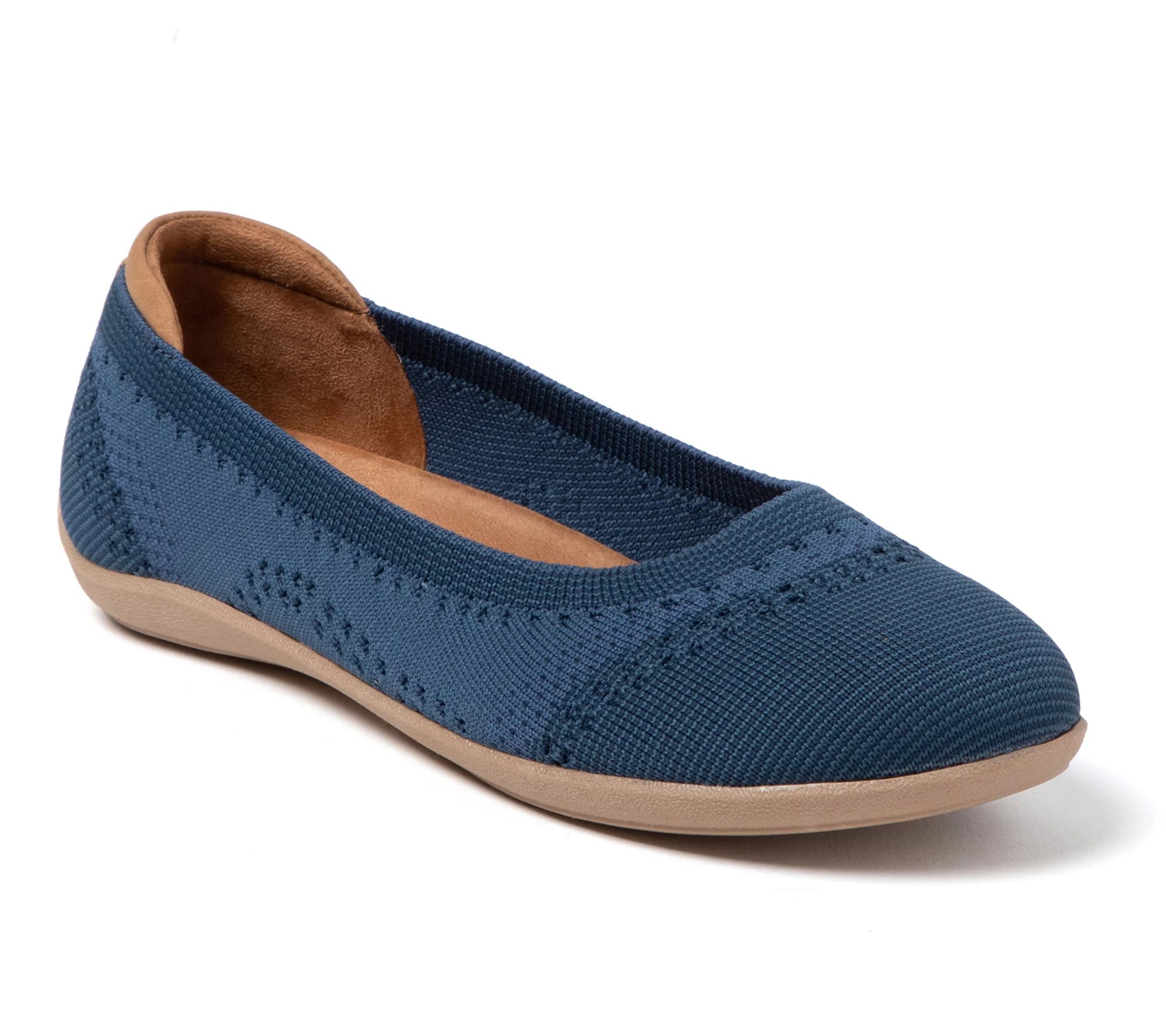 Original Comfort Footwear by Dearfoams Washable Knit Flat