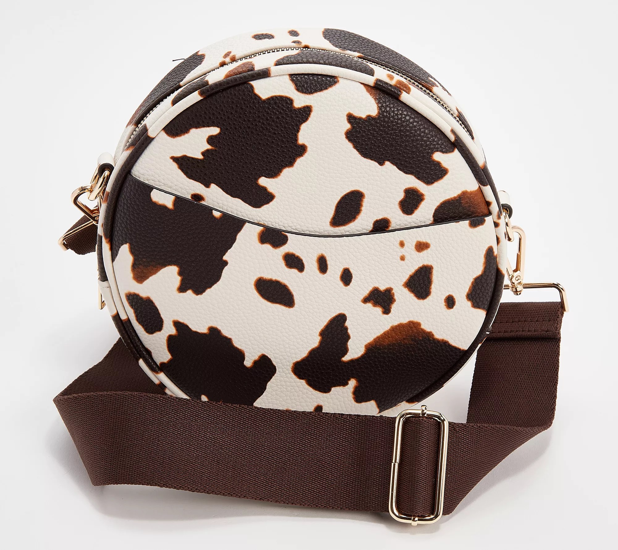 "As Is" AHDORNED Faux Leather 10" Crossbody w/ 2 Straps