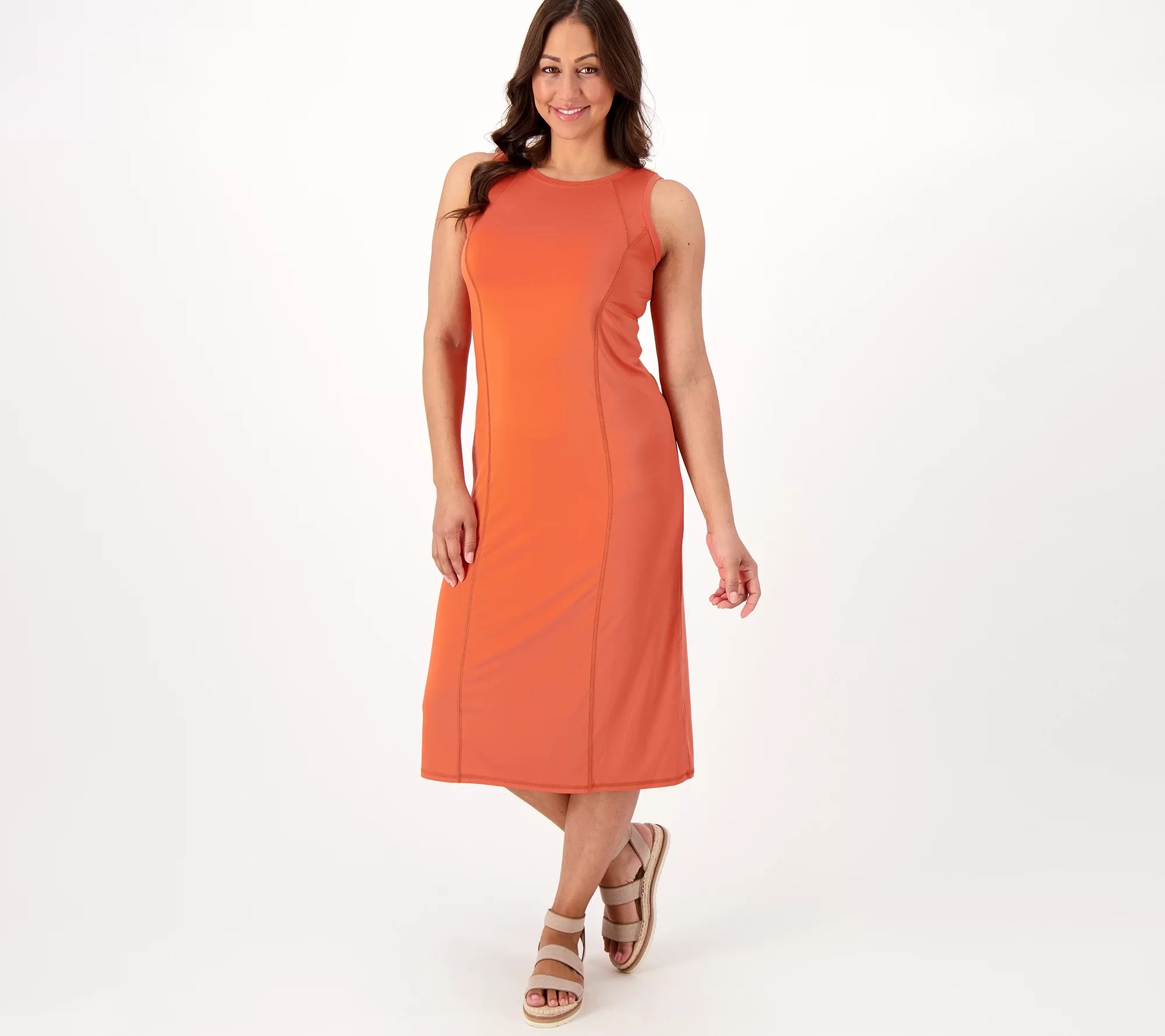 "As Is" zuda ZCool Jersey Sleeveless Midi Dress