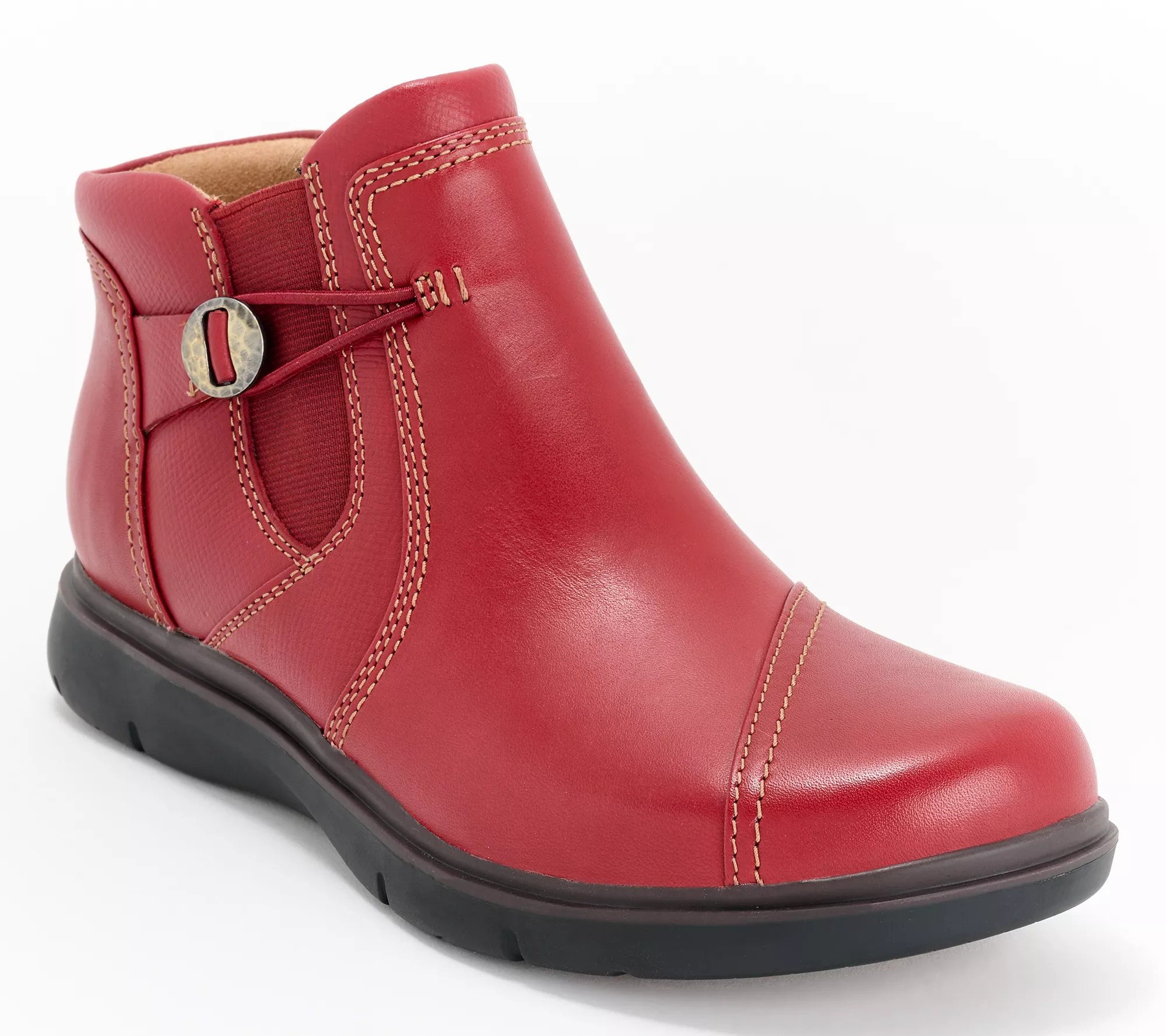 Clarks Artisan Leather Ankle Boots Certina Joy