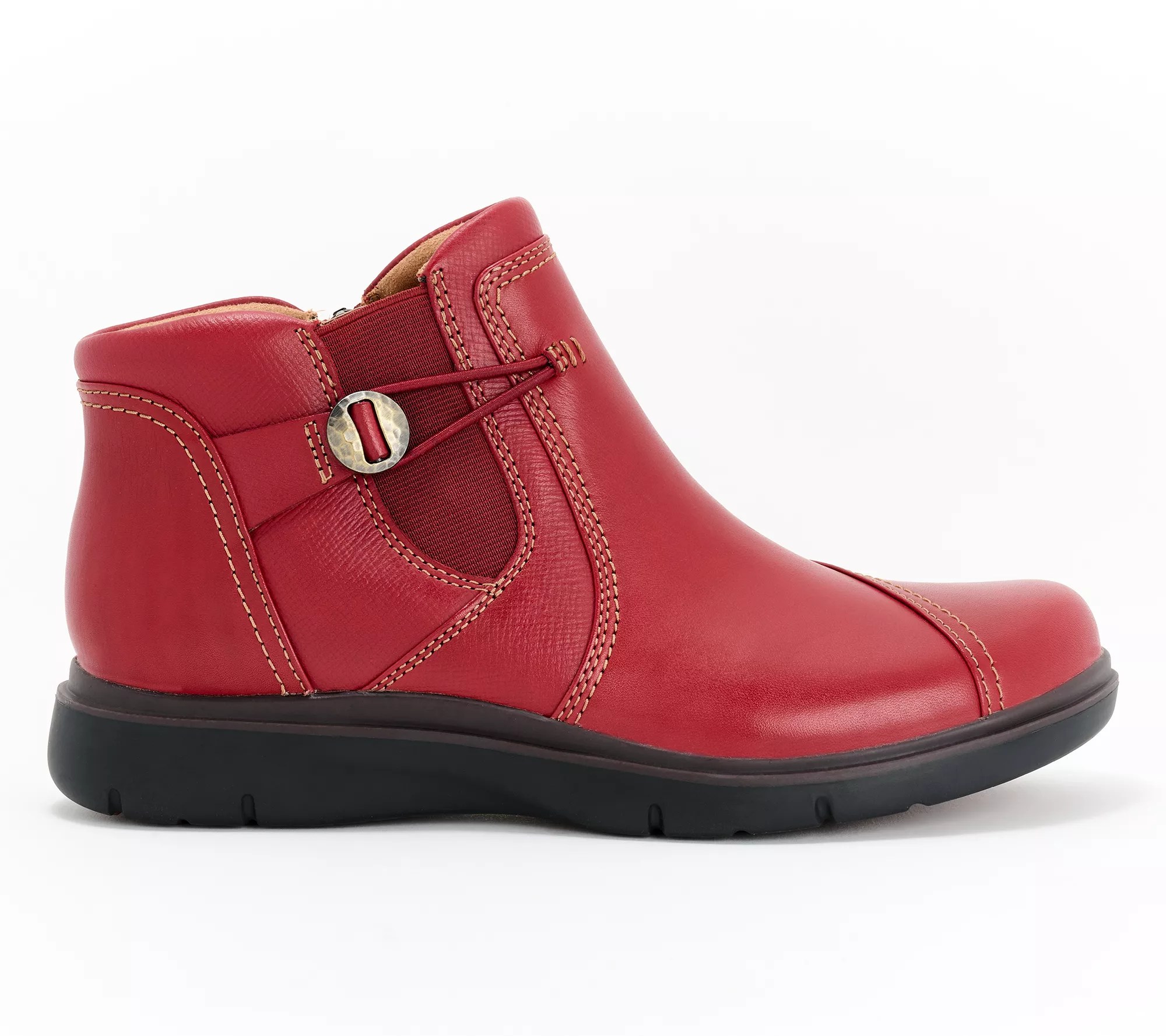 Clarks Artisan Leather Ankle Boots Certina Joy