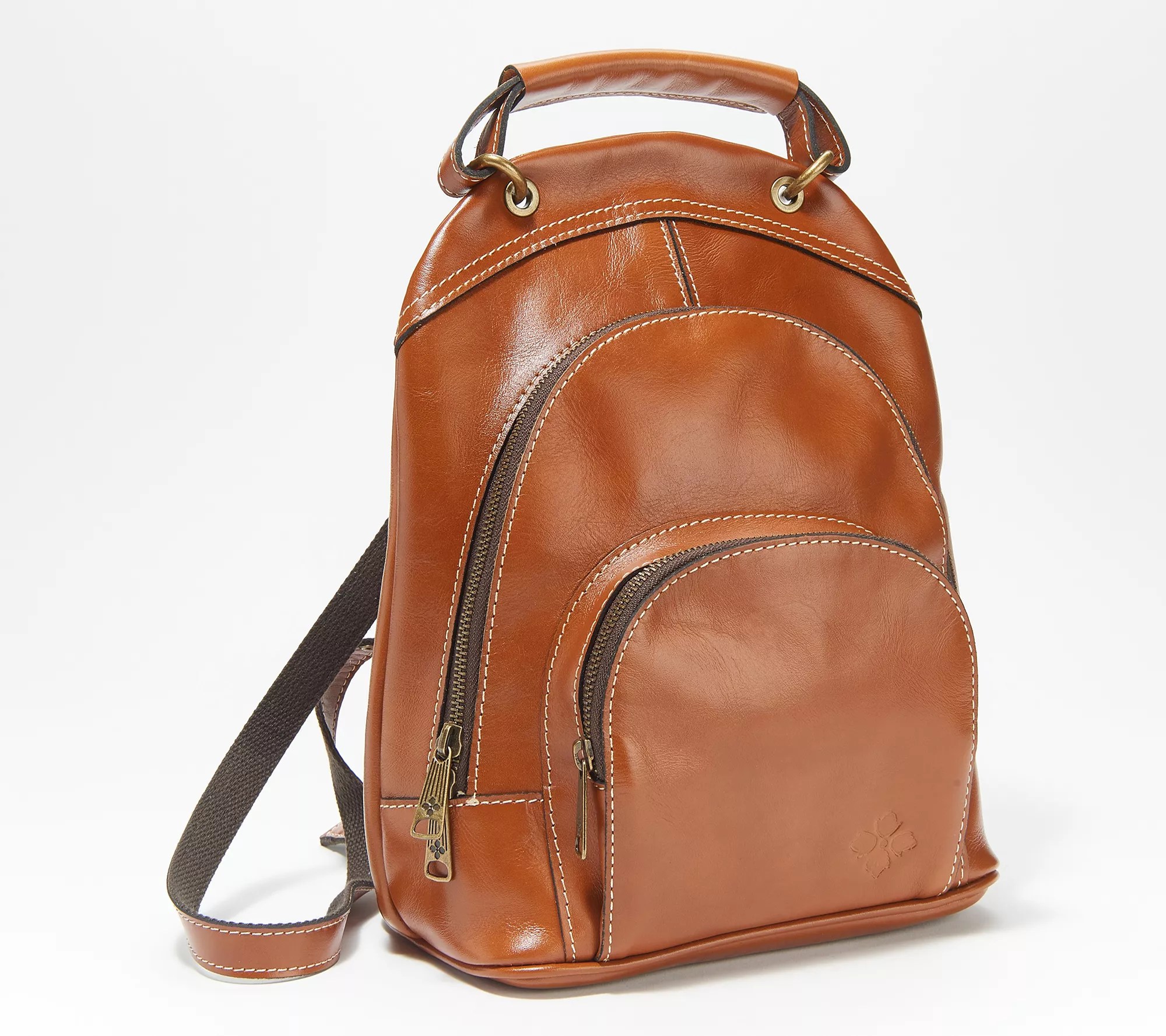 Patricia Nash Leather Alencon Top Handle Backpack