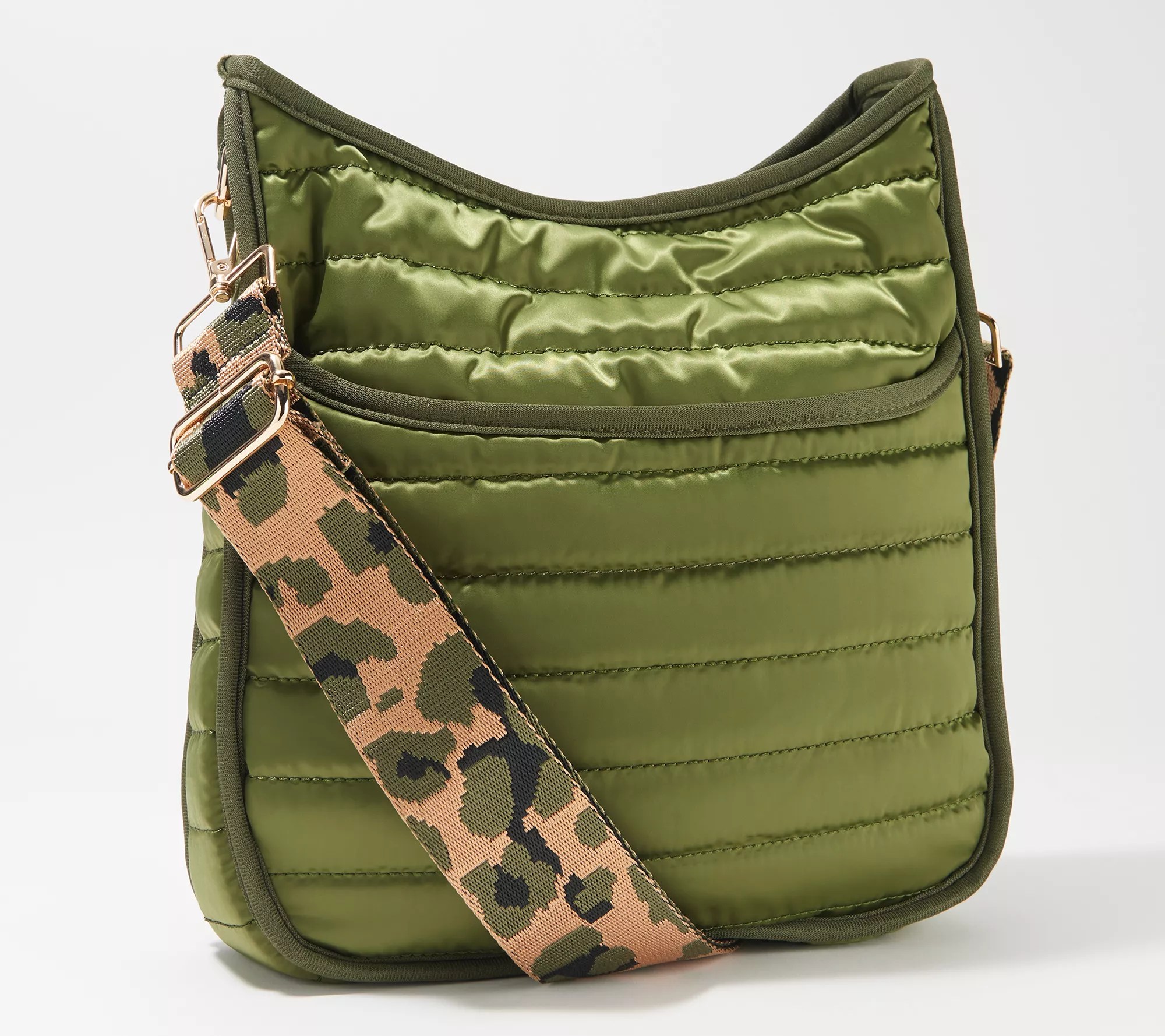 AHDORNED Puffy Sports Messenger w/ Fashion Strap