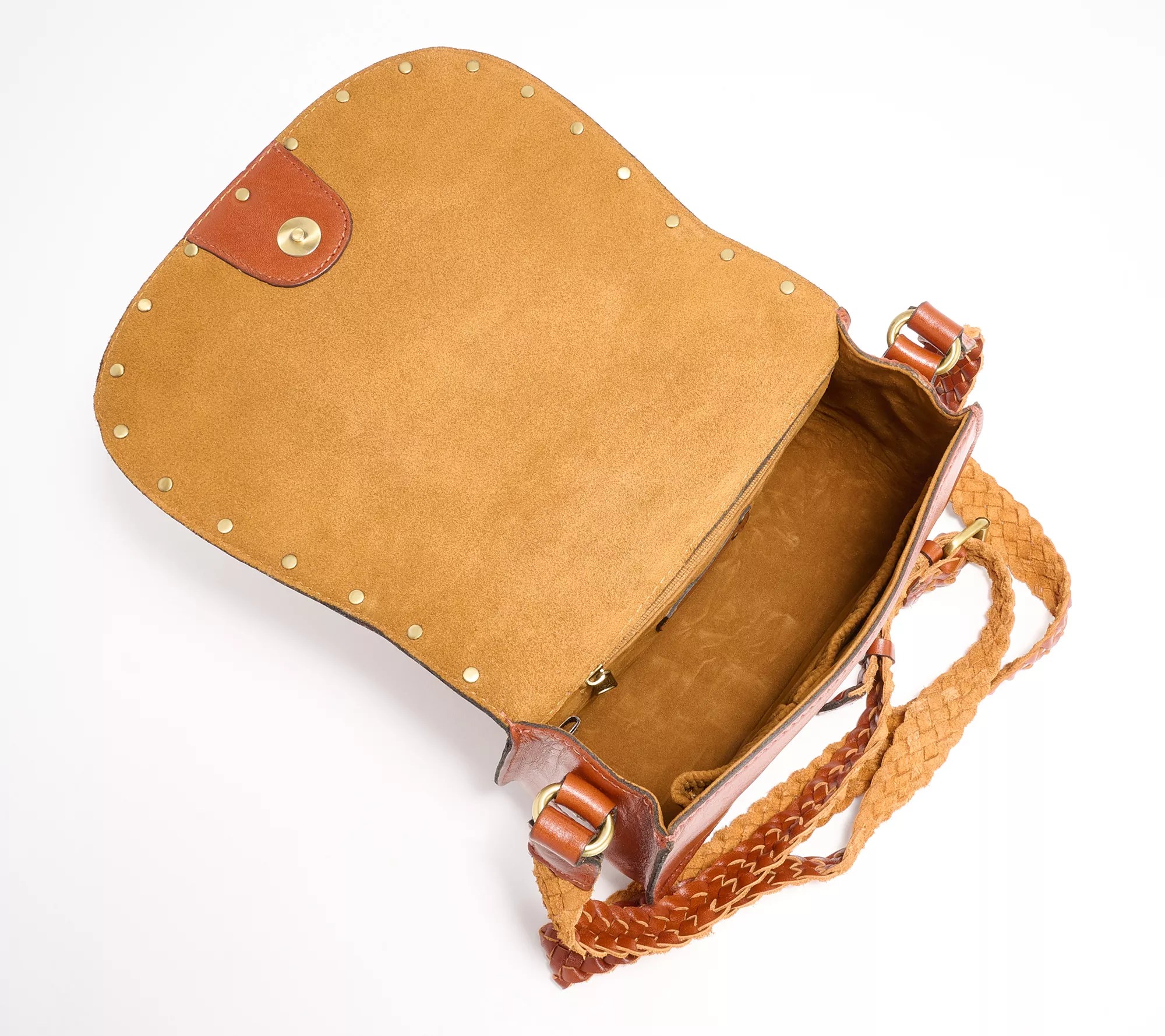 Patricia Nash Montana Collection Salerno Leather Saddle Bag