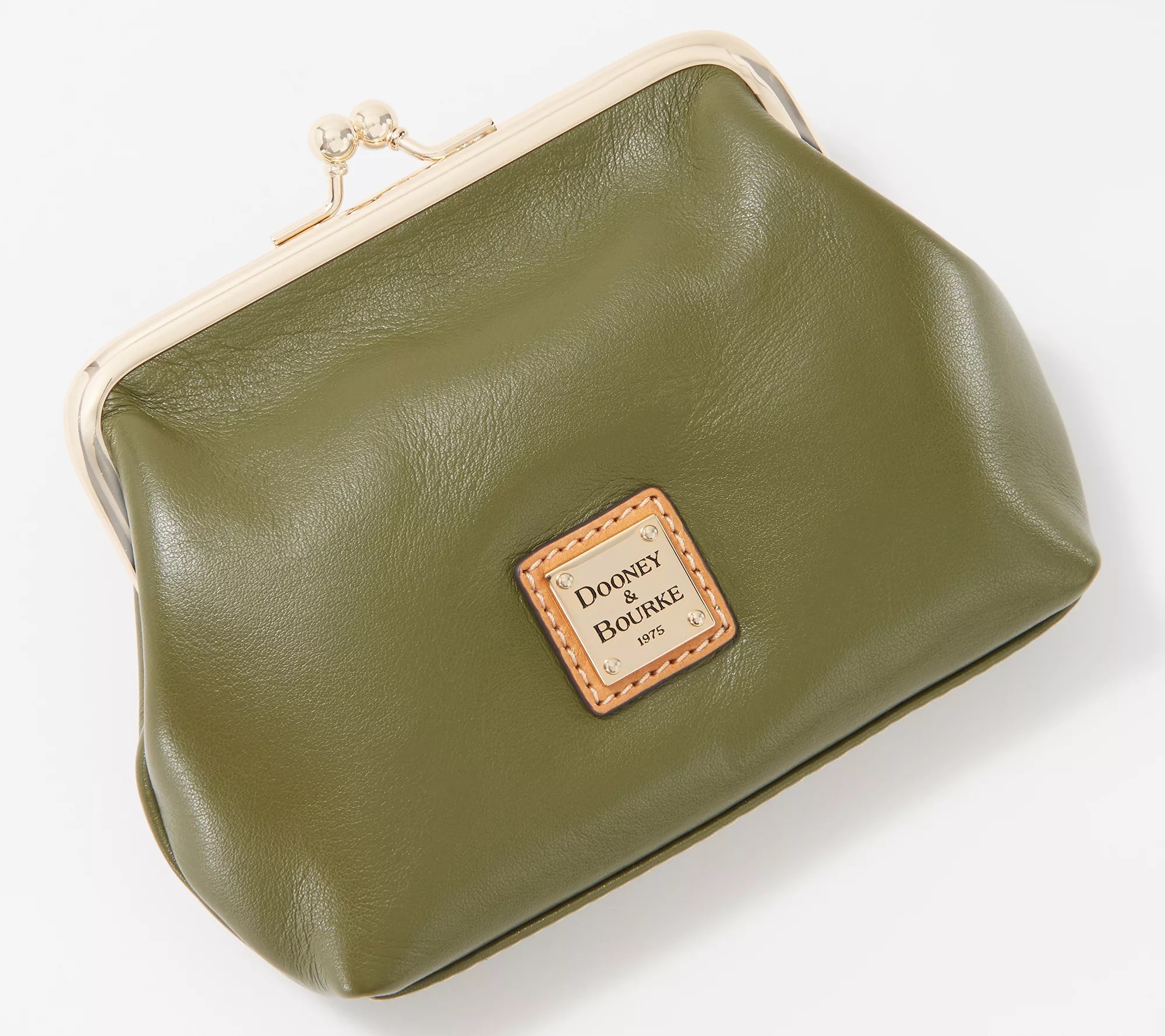 Dooney & Bourke Wexford Smooth Leather Kisslock Coin Purse