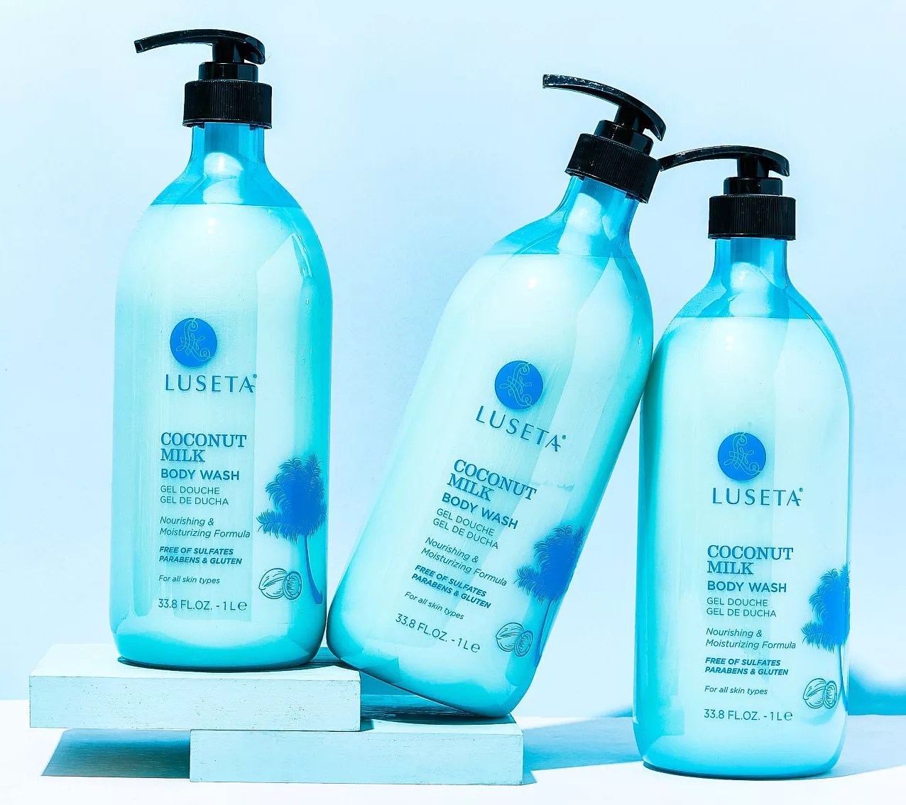 Luseta Super Size Coconut Milk Body Wash & Lotion Set