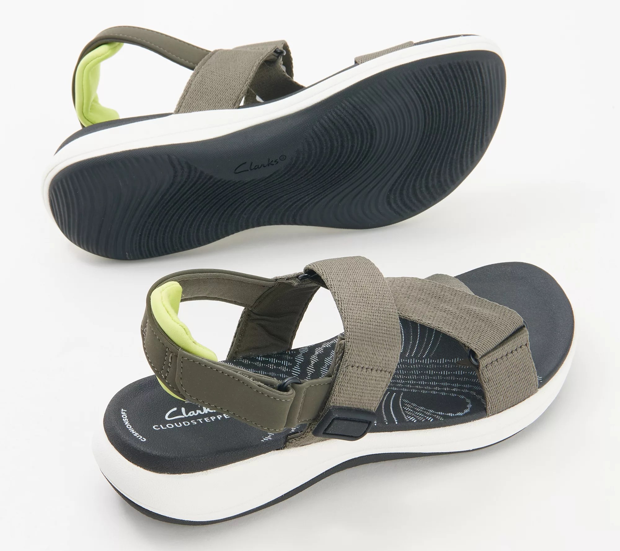 Clarks Cloudsteppers Adjustable Sport Sandals Mira Sun