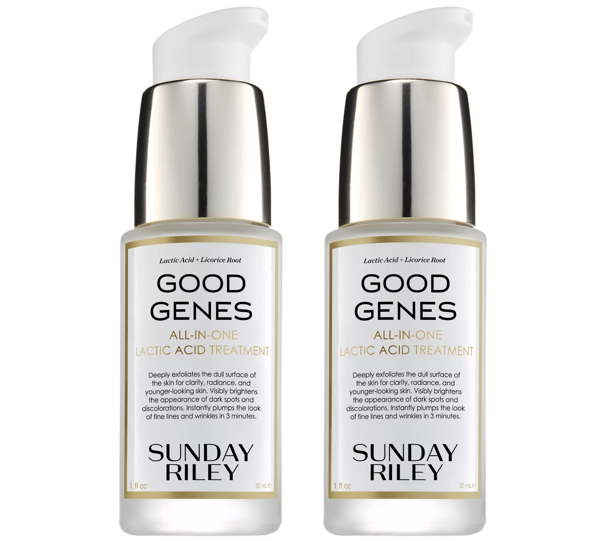 Sunday Riley Good Genes Lactic Acid Treatment 1oz Duo